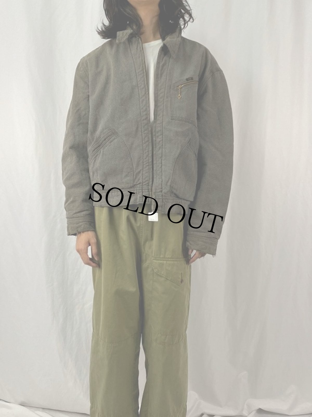 画像2: 60's Lee 127-LB ブランケットライナー ブラックウィップコード ワークジャケット 46REG (2)