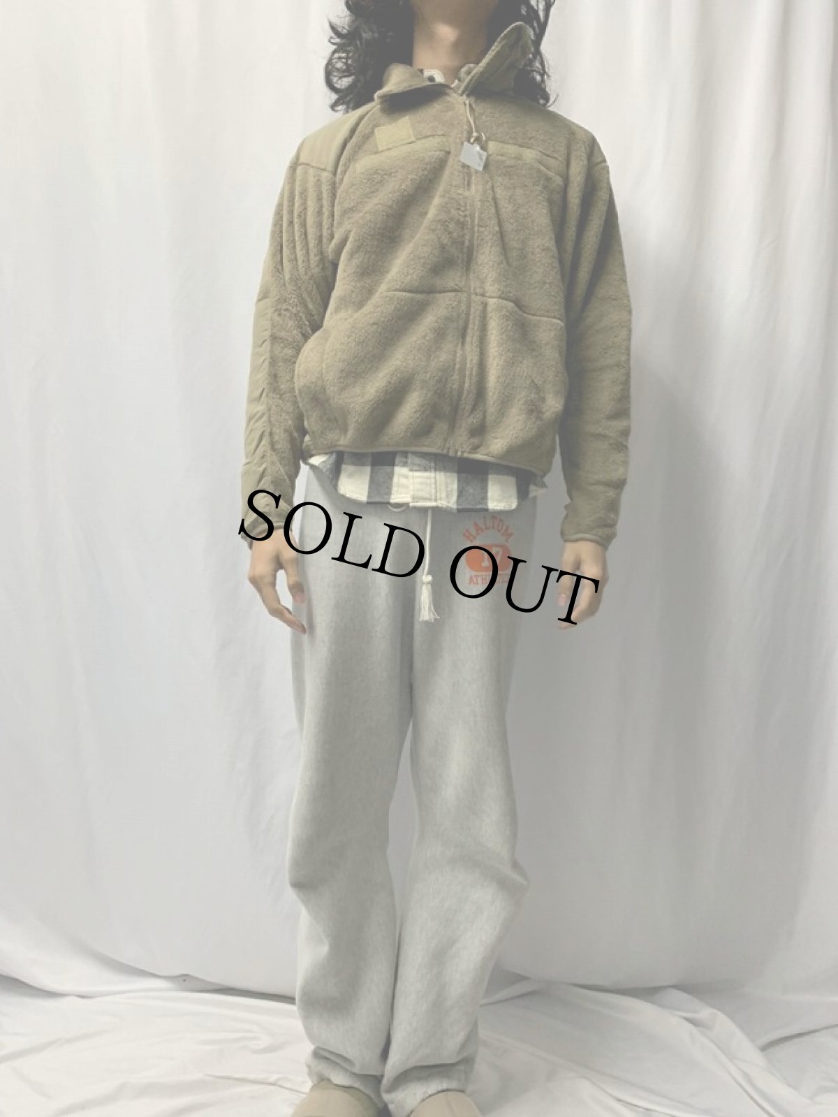 画像2: U.S.MILITARY ECWCS GEN3 Cold Weather コヨーテフリースジャケット SMALL-SHORT (2)