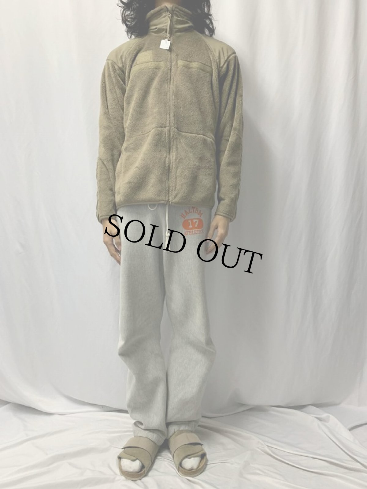 画像2: U.S.MILITARY ECWCS GEN3 Cold Weather コヨーテフリースジャケット SMALL-REGULAR (2)