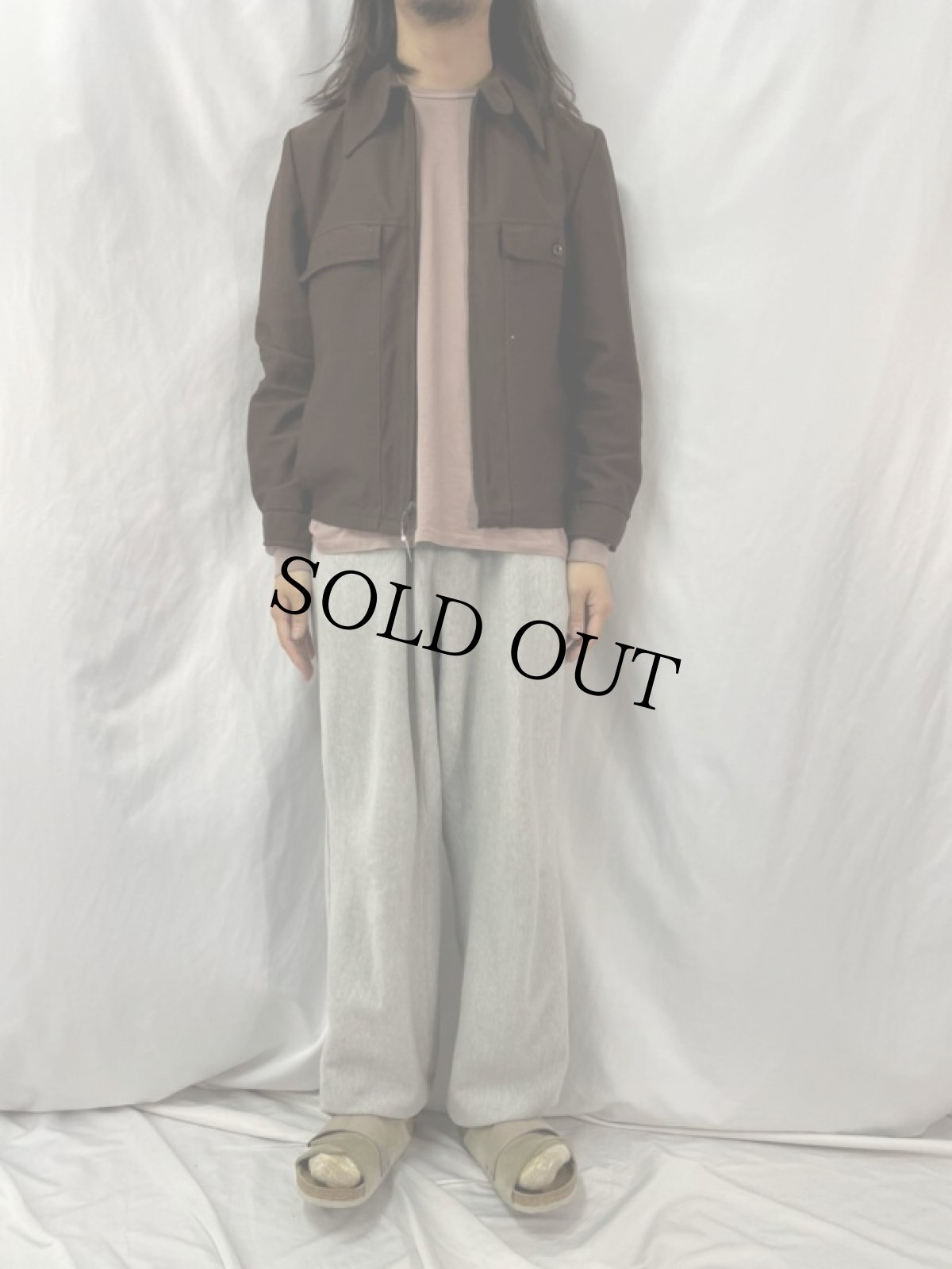 画像2: 70's PENNEY'S TOWNCRAFT チンスト付き ジップジャケット (2)