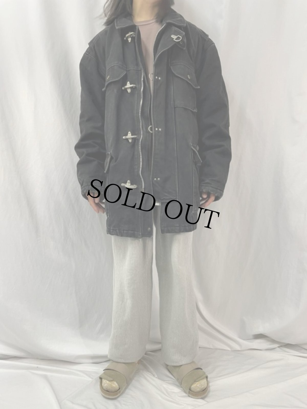 画像2: 80〜90's Schott ファイヤーマンジャケット XXL (2)