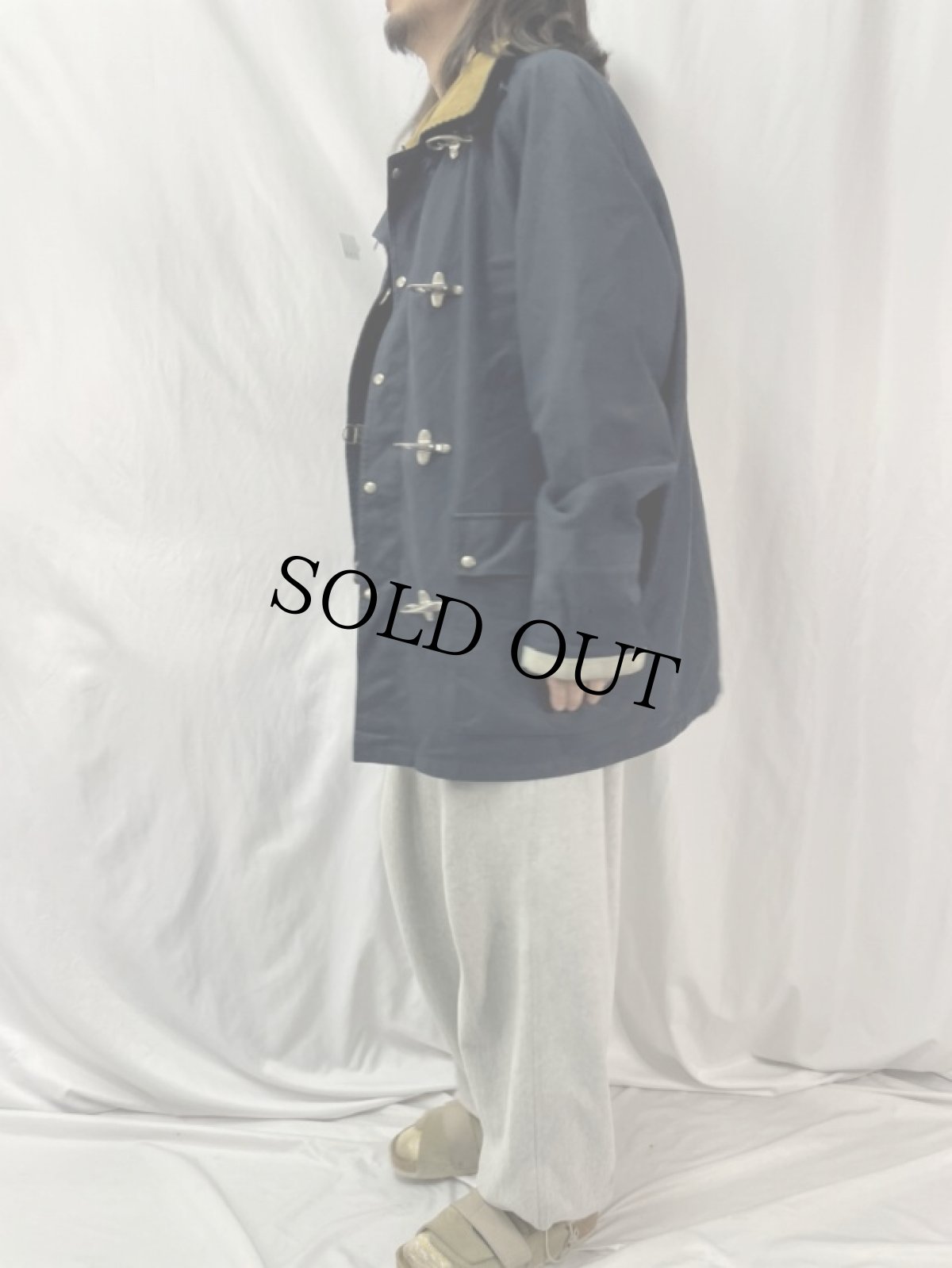 画像3: 70〜80's Aquascutum ITALY製 ファイヤーマンジャケット NAVY XL (3)