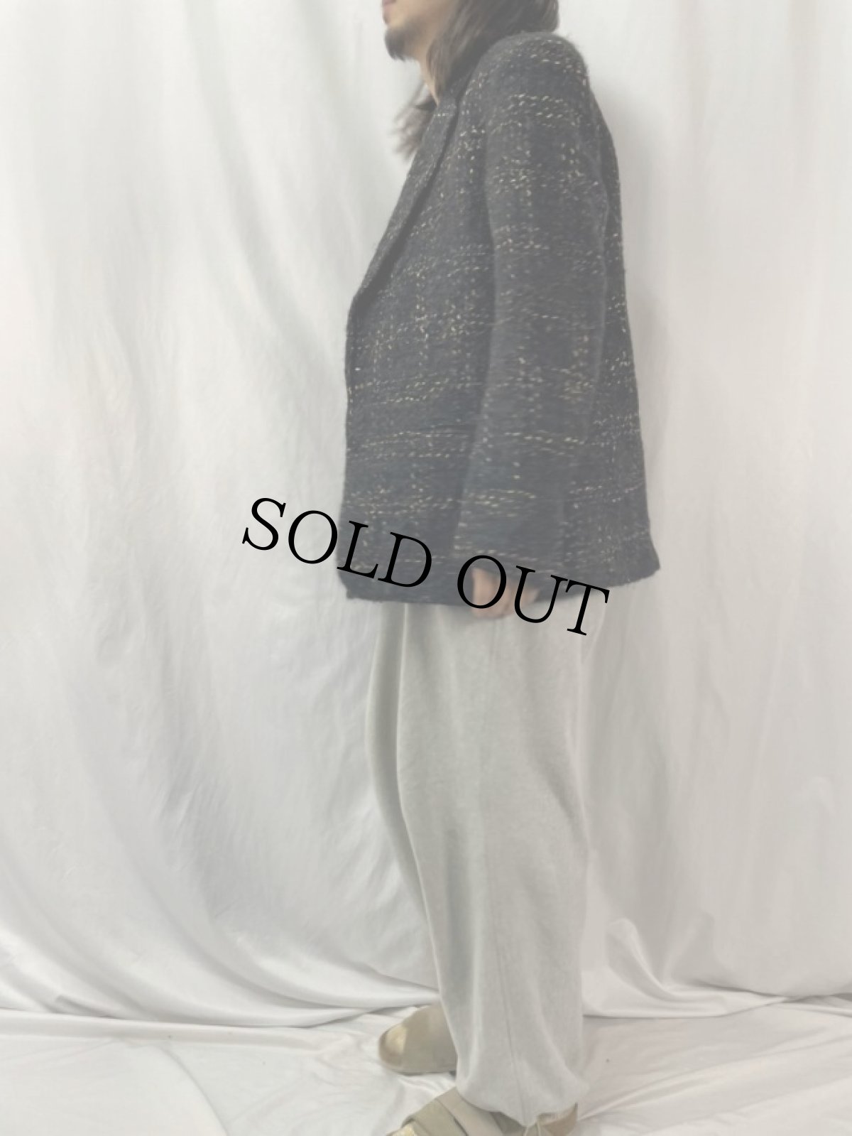 画像3: ROSS GRAISON チェック柄織り テーラードジャケット (3)