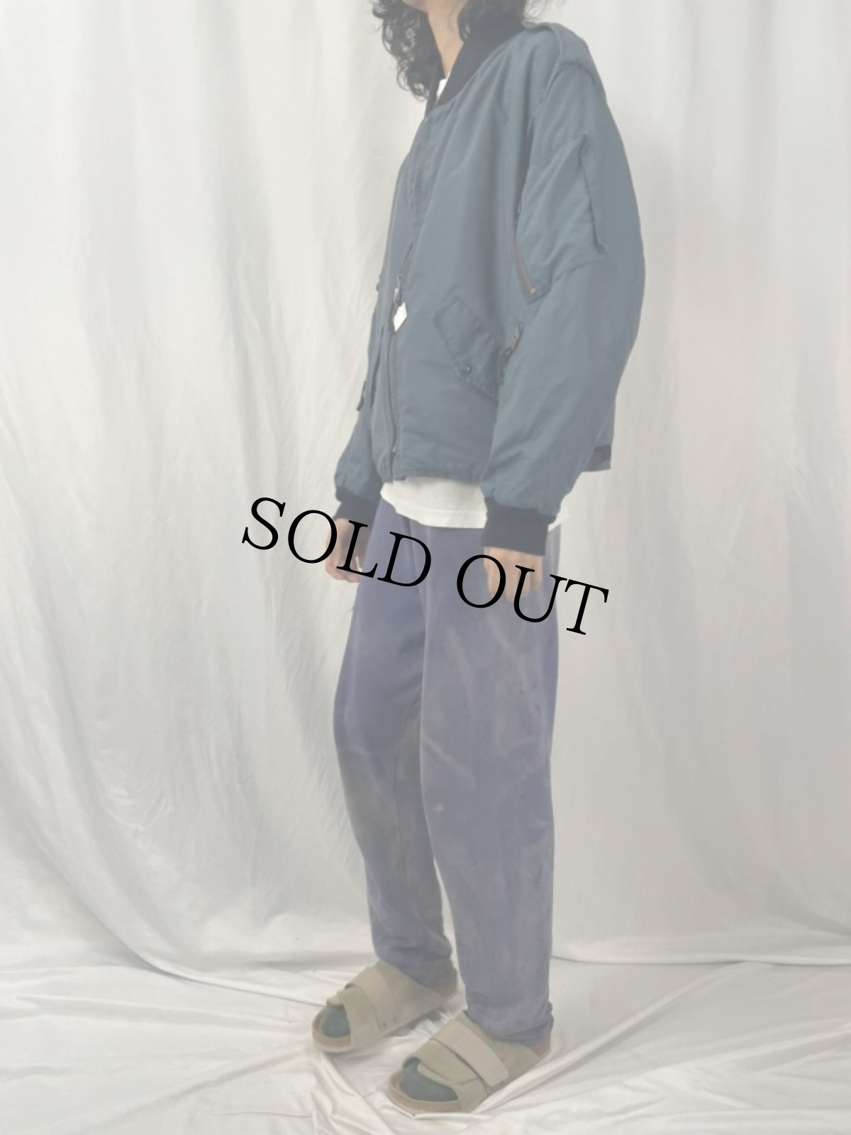 画像3: 90's ROYAL CANADIAN AIR FORCE フライトジャケット (3)