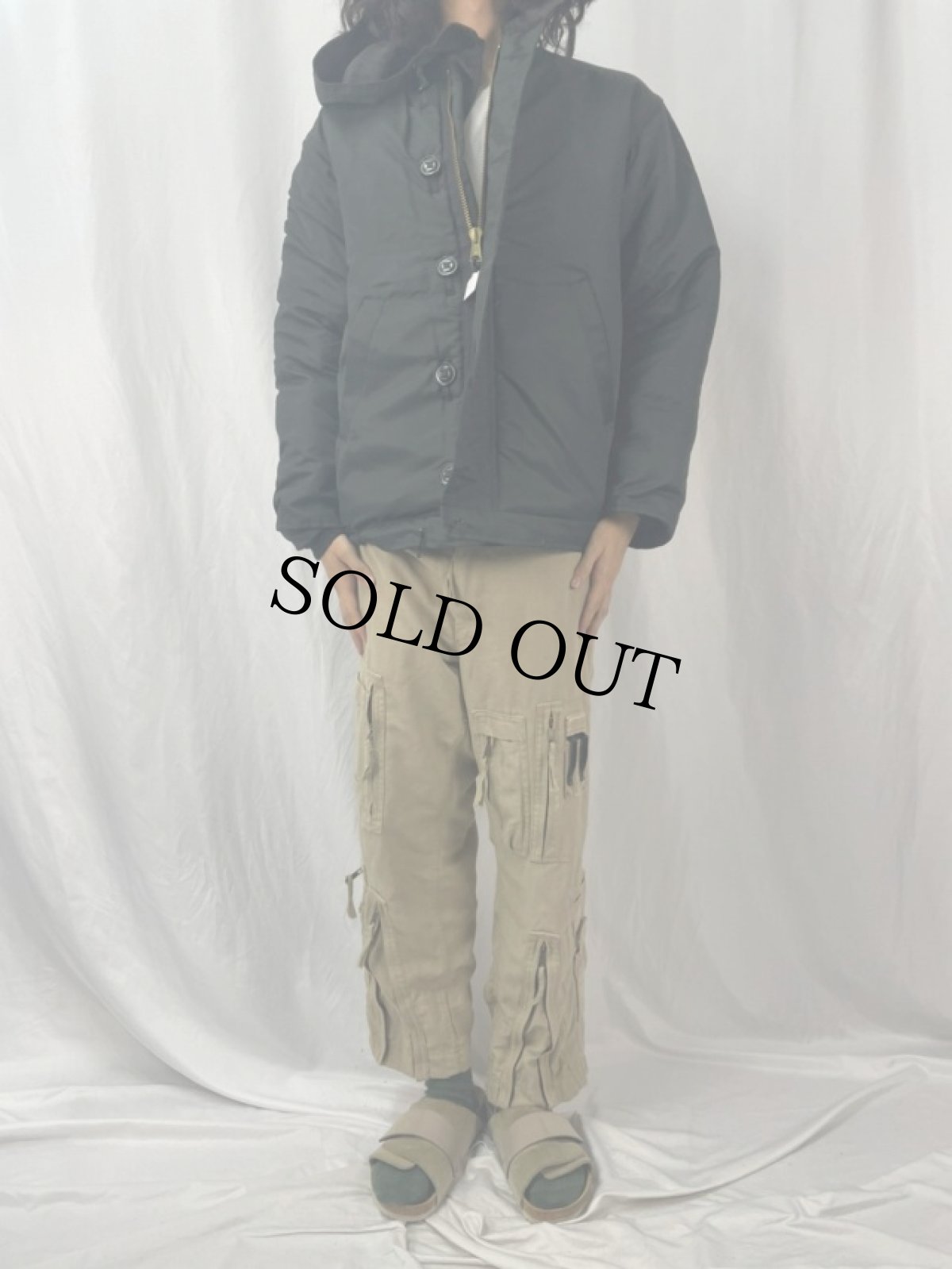 画像2: 80's ROYAL CANADIAN NAVY INTERMEDIATE COLD WEATHER PARKA REGULAR MEDIUM (2)