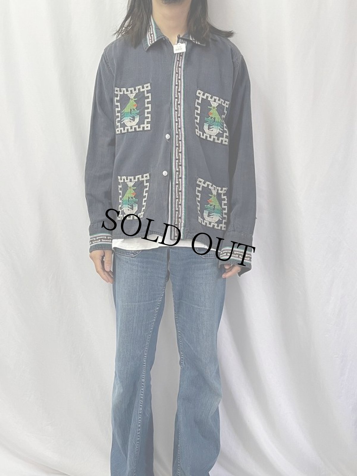 画像2: 70〜80's ガテマラシャツ (2)