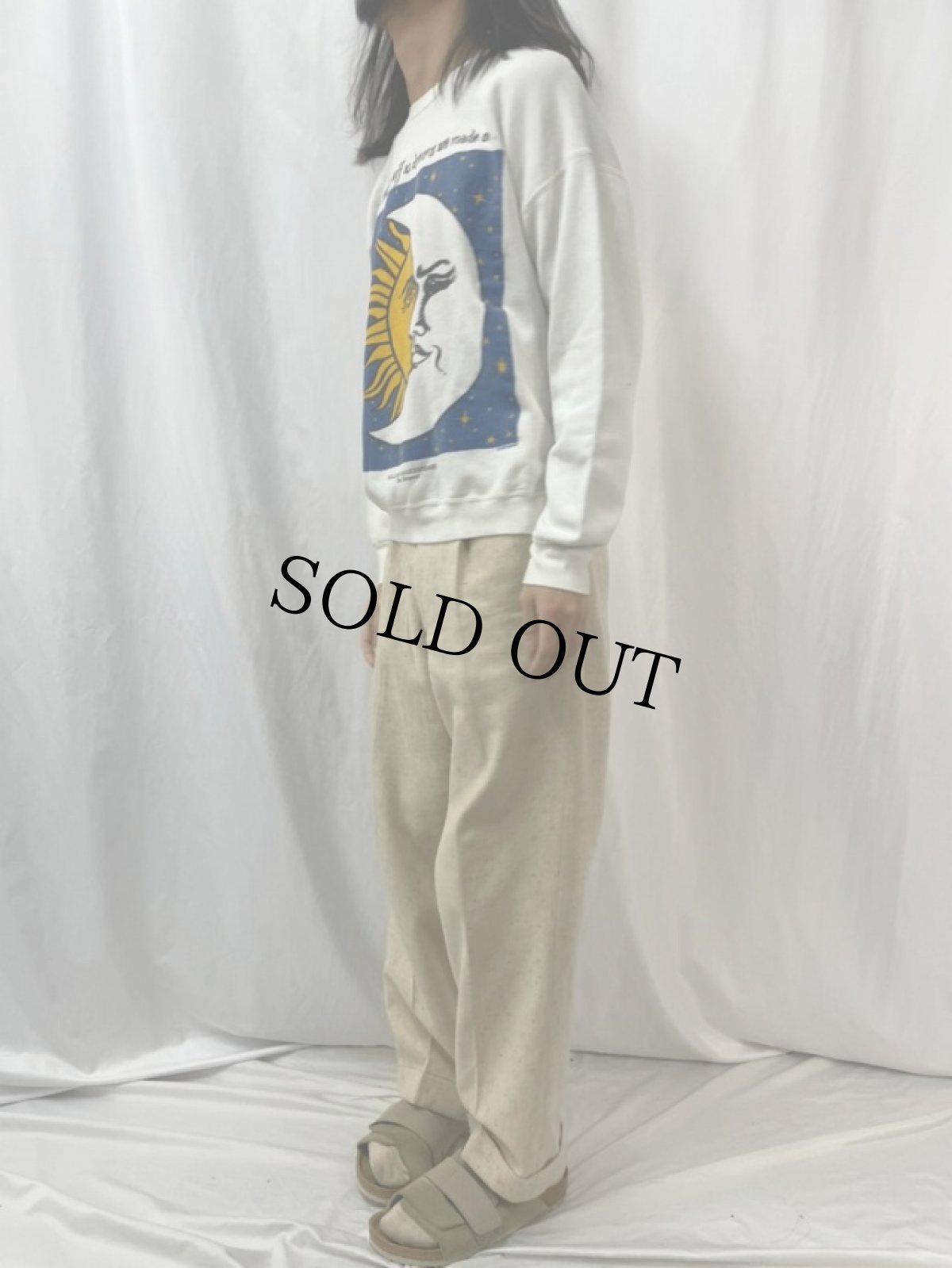 画像3: 90's Shakespeare Fesival 天体プリントスウェット L (3)