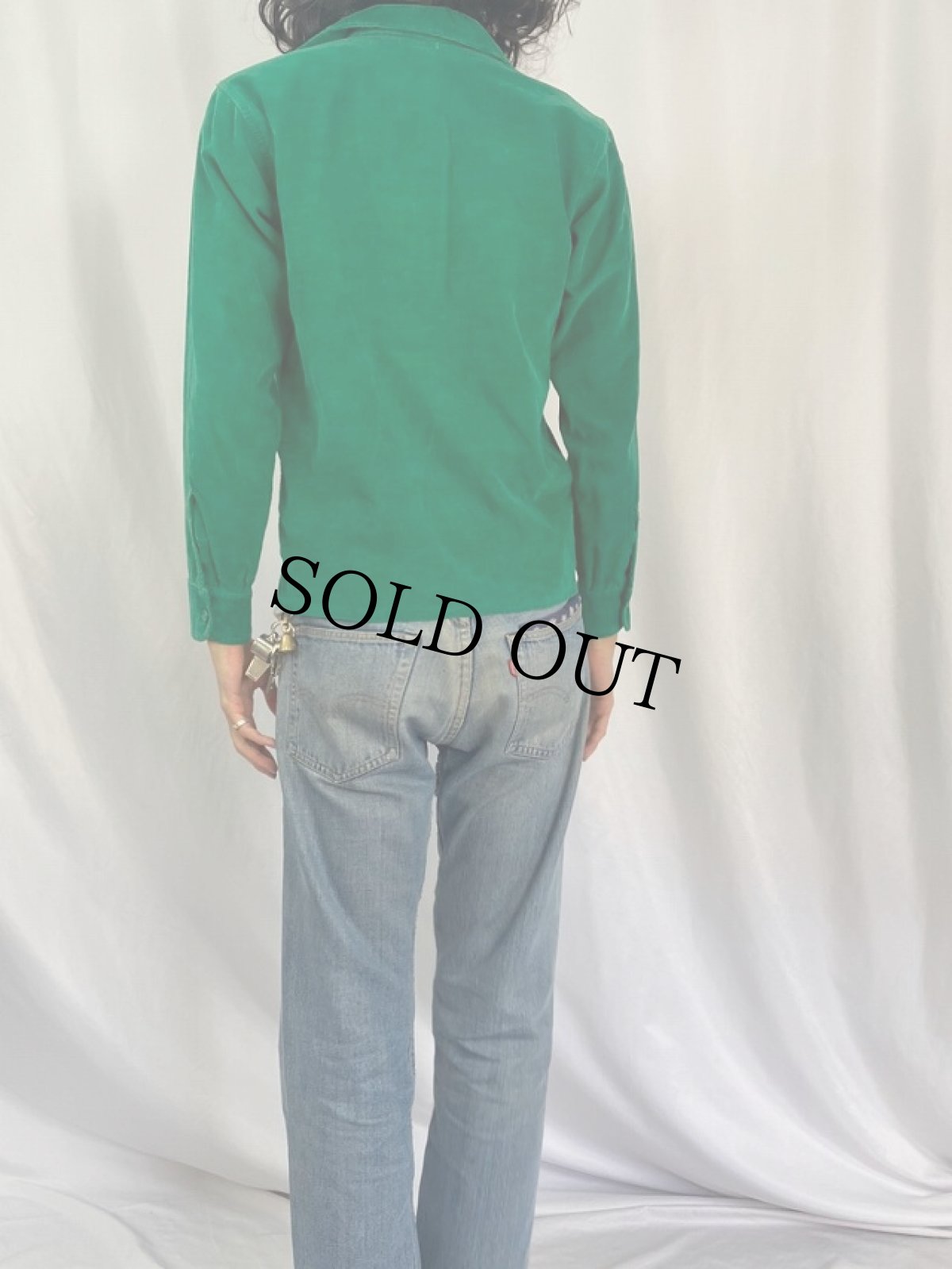 画像4: 60's SPIEGEL オープンカラー コーデュロイシャツ (4)