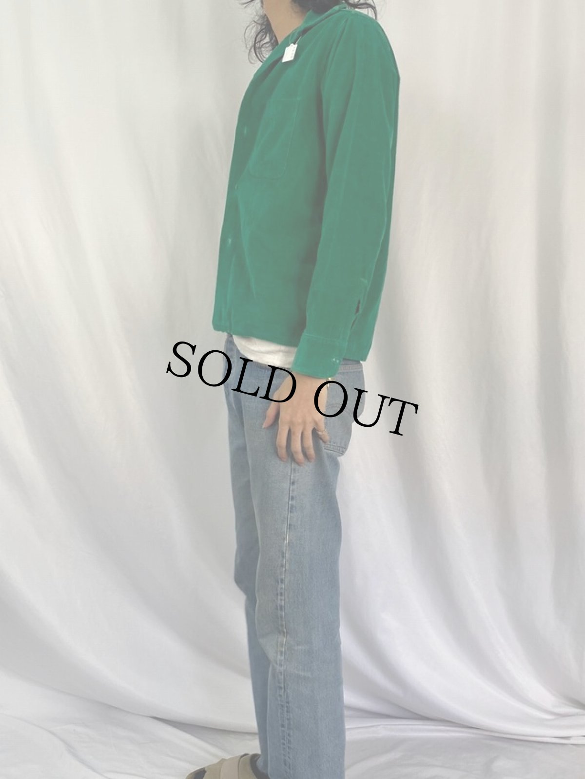 画像3: 60's SPIEGEL オープンカラー コーデュロイシャツ (3)