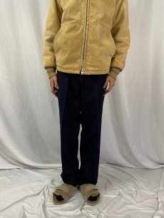 画像2: 50's Bond Clothes マーチングバンド サイドラインスラックス NAVY W28 (2)