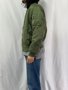 画像4: 民間品 ALPHA INDUSTRIES,INC. MA-1 フライトジャケット MEDIUM (4)