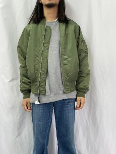 画像3: 民間品 ALPHA INDUSTRIES,INC. MA-1 フライトジャケット MEDIUM (3)