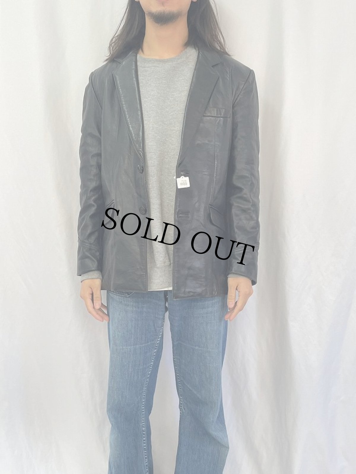 画像2: REVOLUTION レザーテーラードジャケット (2)