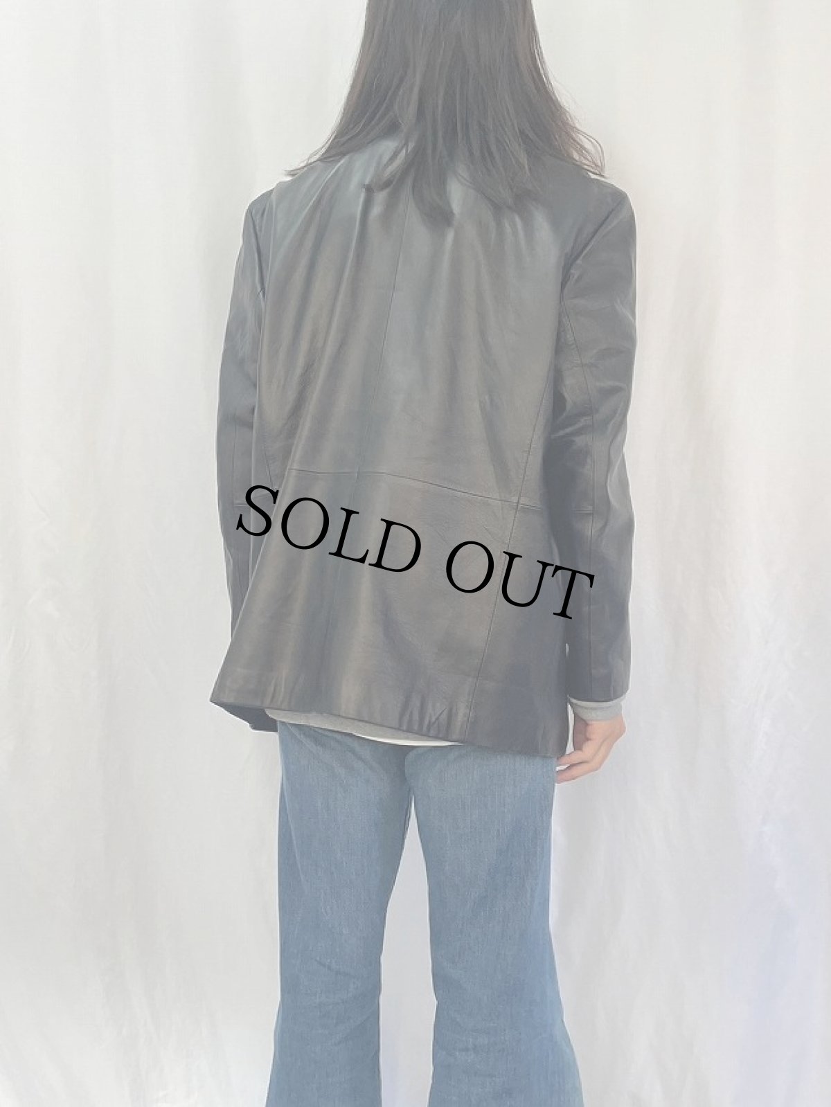 画像4: レザーテーラードジャケット (4)