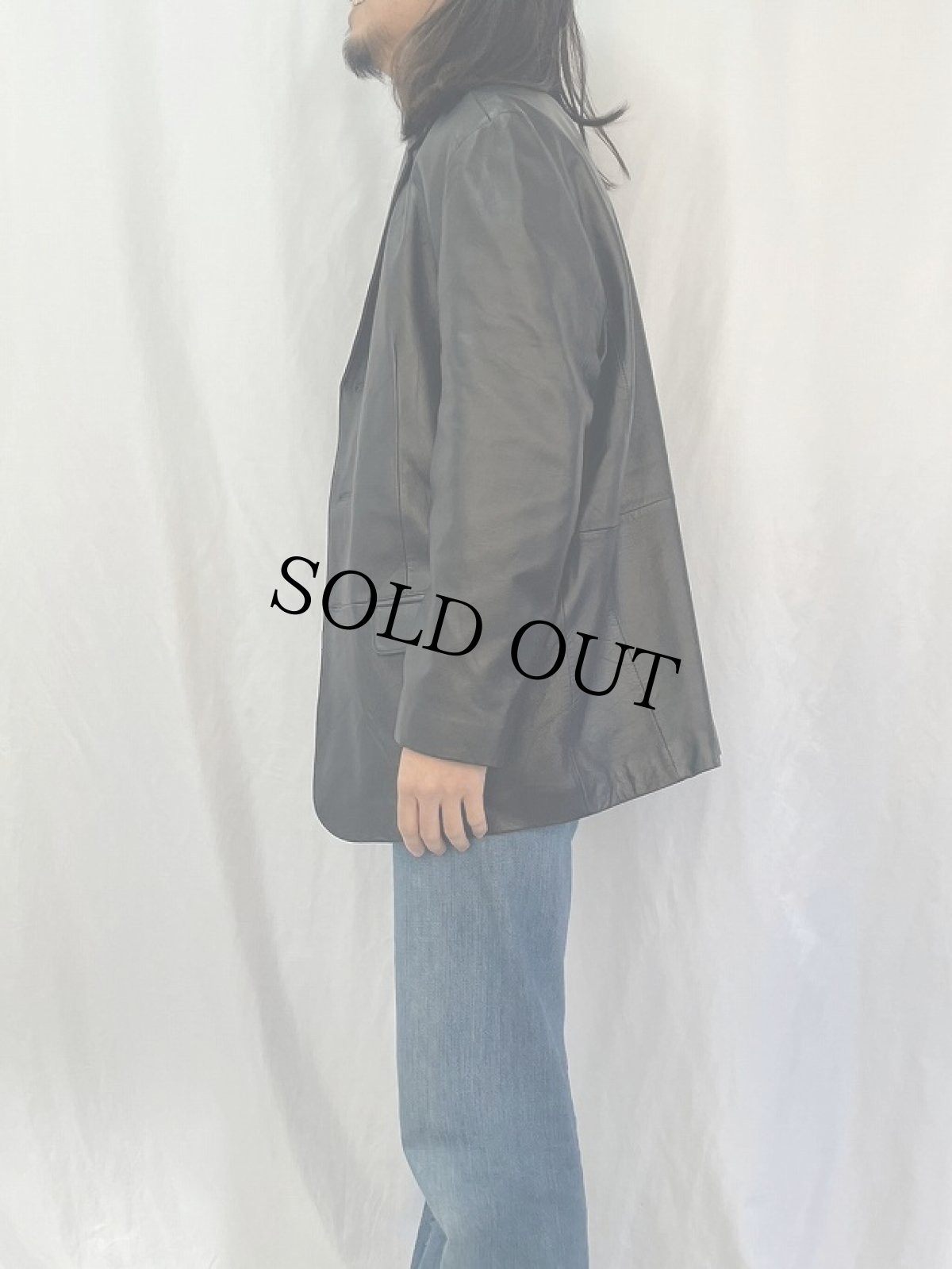 画像3: レザーテーラードジャケット (3)