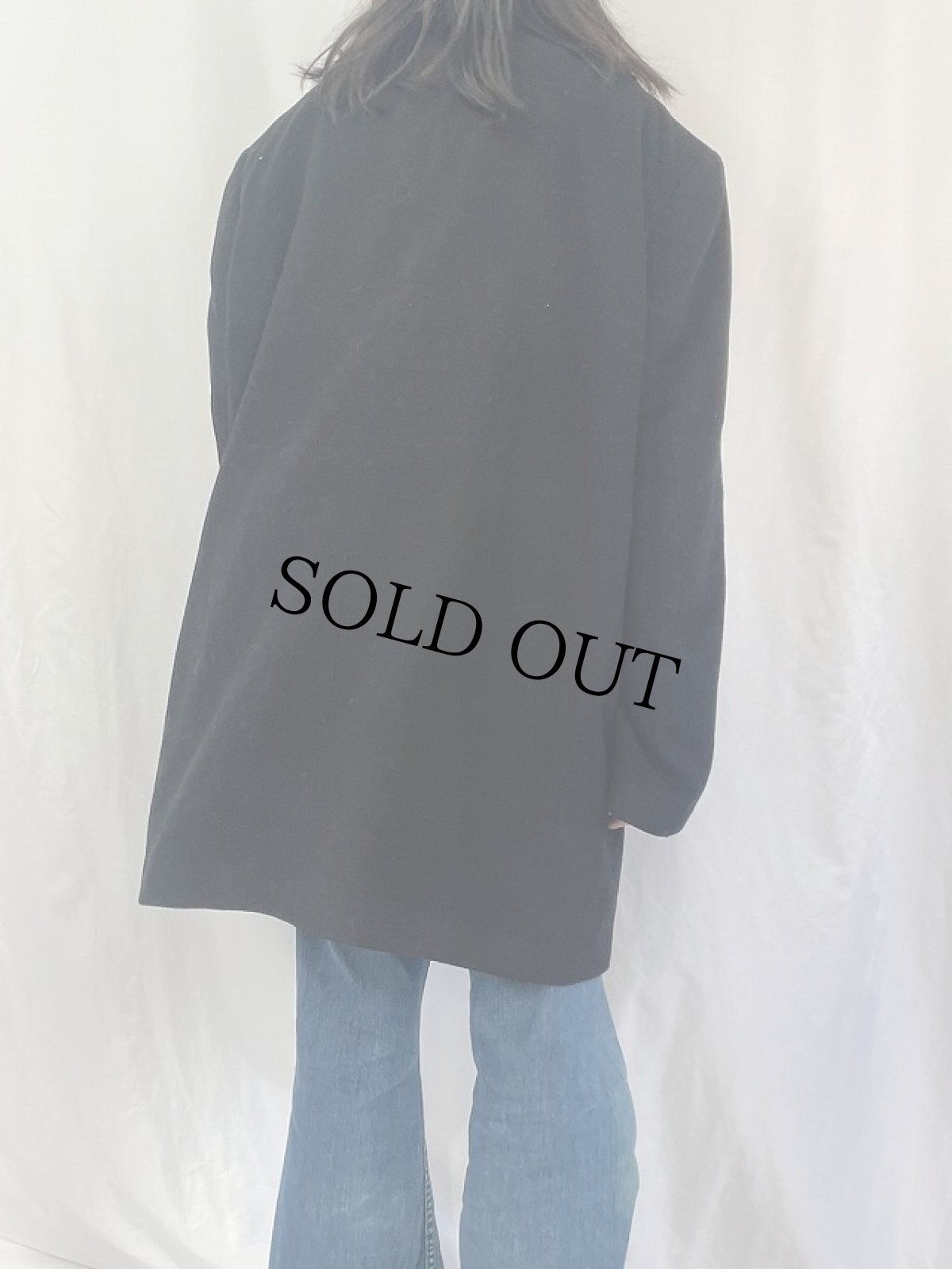 画像4: RALPH LAUREN ウール×ポリエステル ステンカラーコート (4)