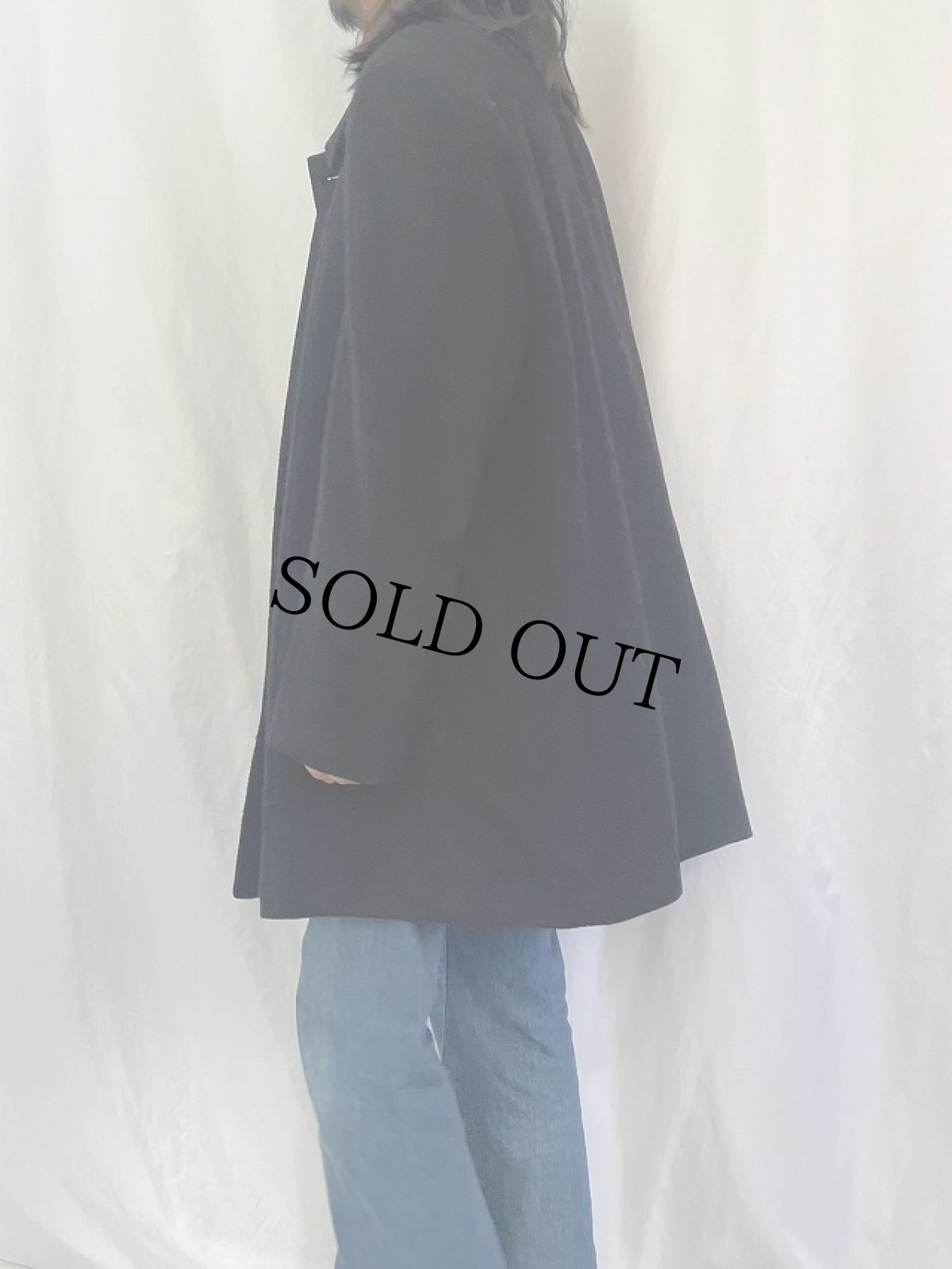 画像3: RALPH LAUREN ウール×ポリエステル ステンカラーコート (3)