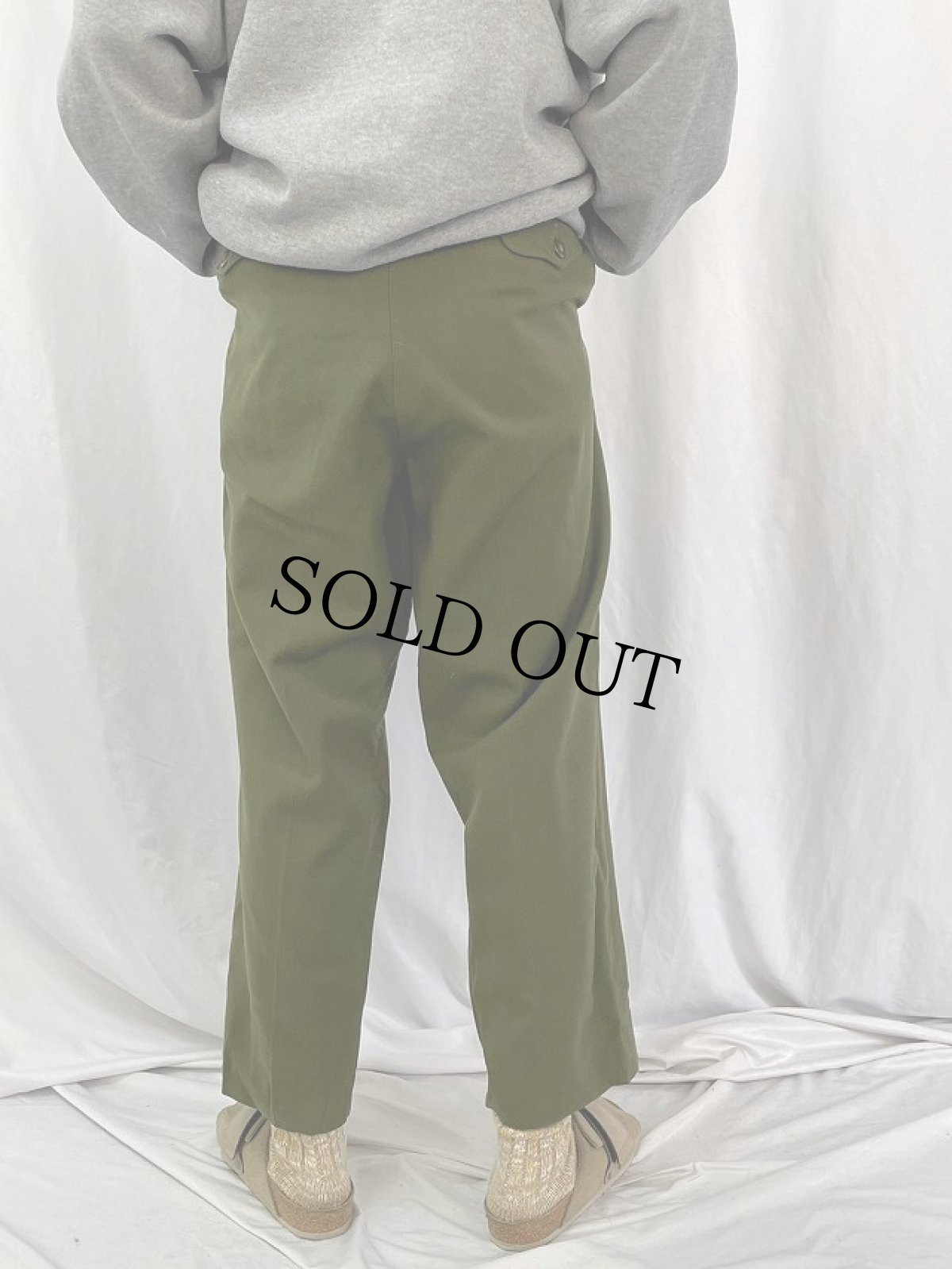 画像4: 50's U.S.ARMY M-51 ウールスラックス MEDIUM (4)