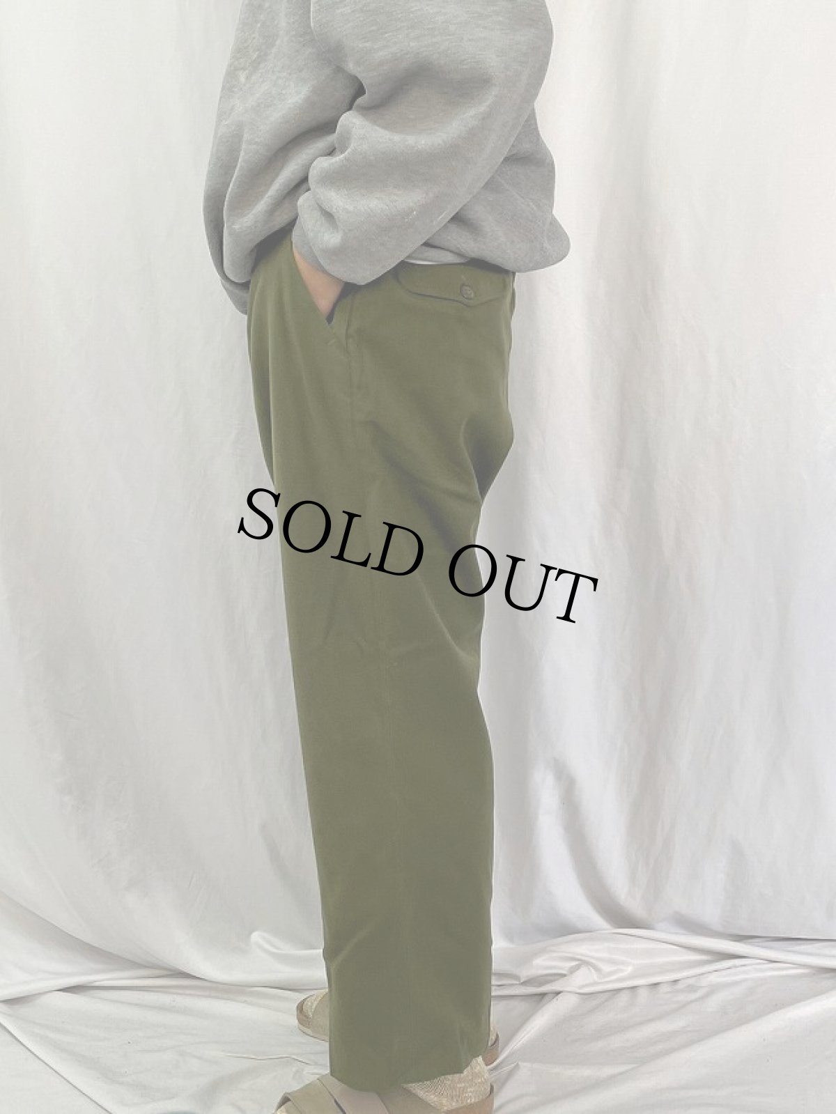 画像3: 50's U.S.ARMY M-51 ウールスラックス MEDIUM (3)