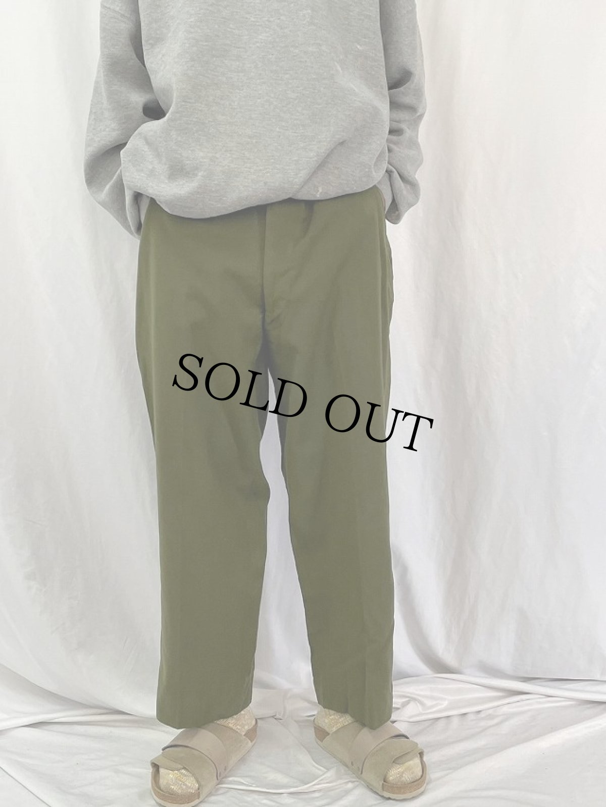 画像2: 50's U.S.ARMY M-51 ウールスラックス MEDIUM (2)