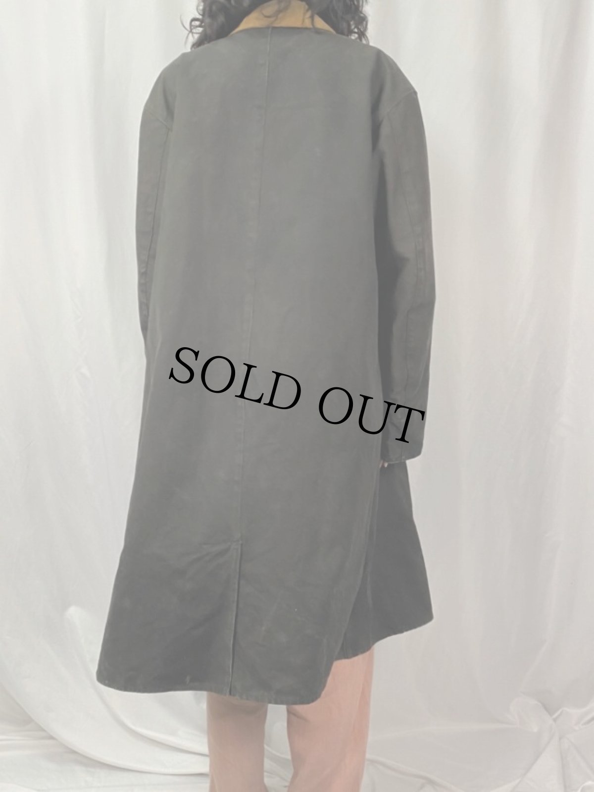 画像4: 40's C.H.PETCH & SONS LIMITED ダックファイヤーマンジャケット 44 (4)