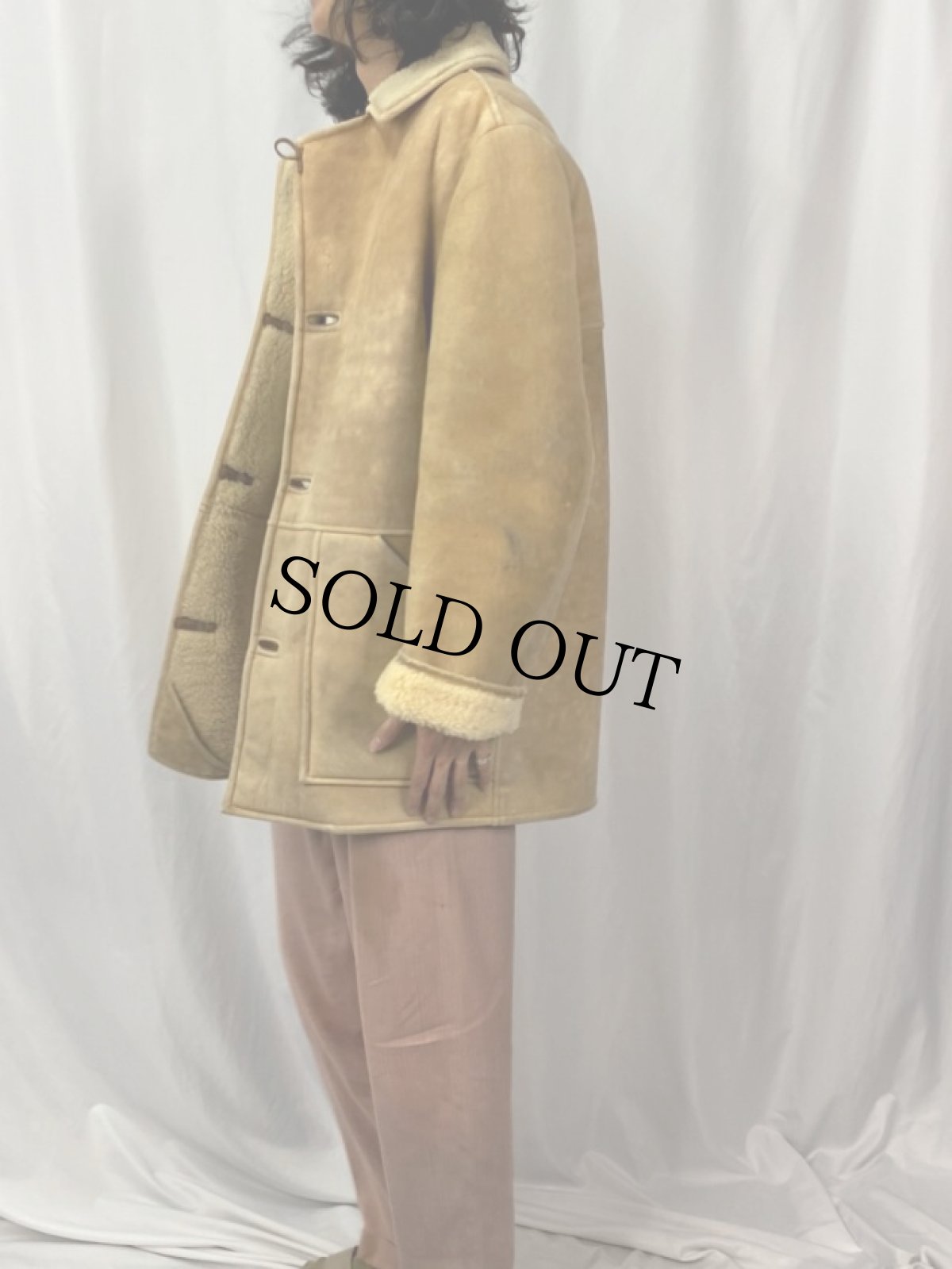 画像3: 〜80's SCOTLAND製 ムートンコート (3)