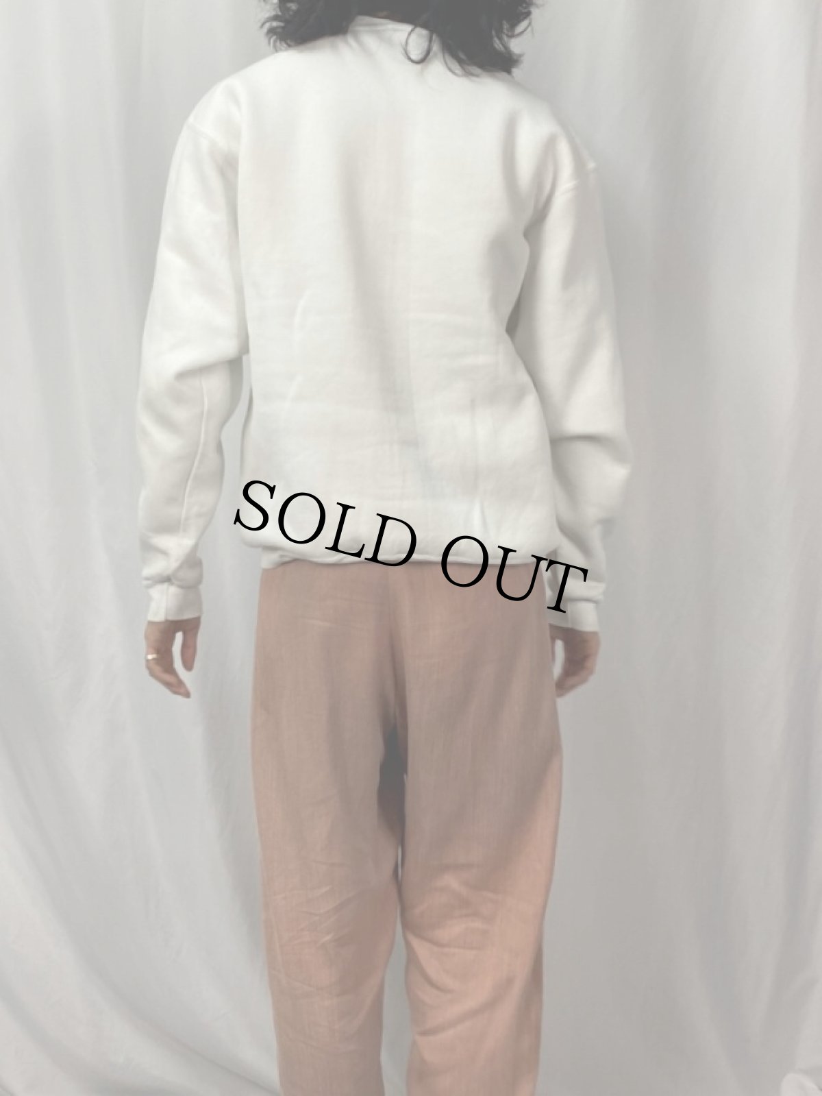 画像4: 90's MAD USA製 "ALFRED E.NEUMAN" キャラクタープリントスウェット L (4)