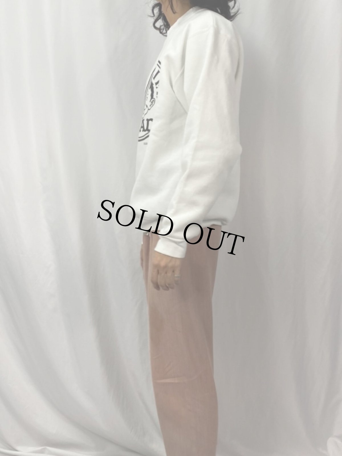 画像3: 90's MAD USA製 "ALFRED E.NEUMAN" キャラクタープリントスウェット L (3)