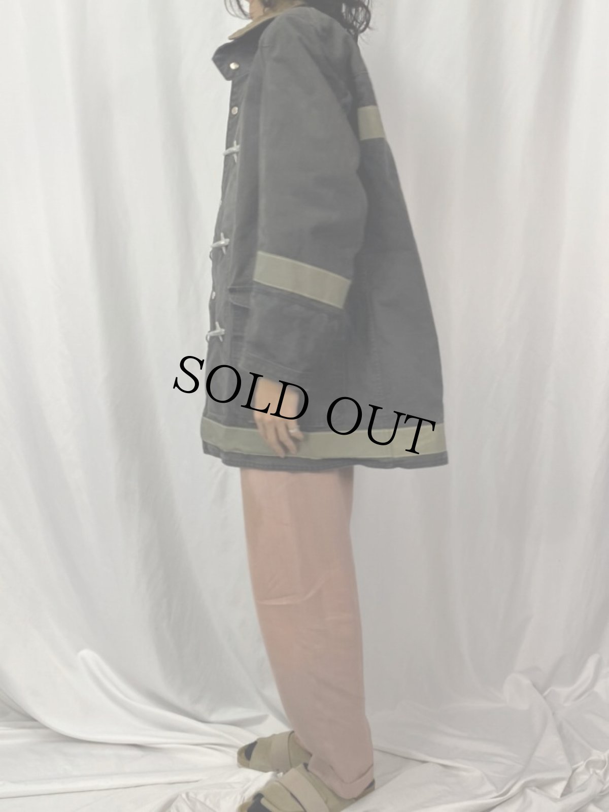 画像3: 70〜80's GLOBE USA製 ダックファイヤーマンジャケット 36 (3)