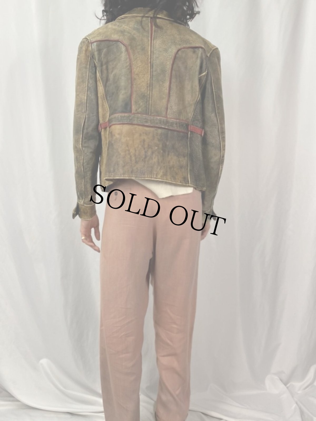 画像4: 50's Perfect Leather Garment Co. パンチングレザージャケット (4)