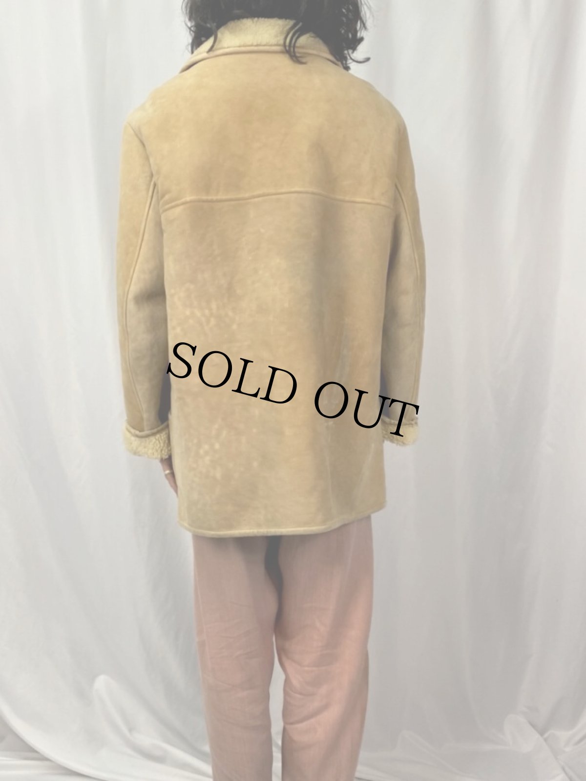 画像4: 〜80's SCOTLAND製 ムートンコート (4)