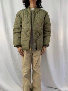 画像2: 50's GRENFELL×Eddie Bauer "BAUER DOWN" キルティングダウンジャケット (2)