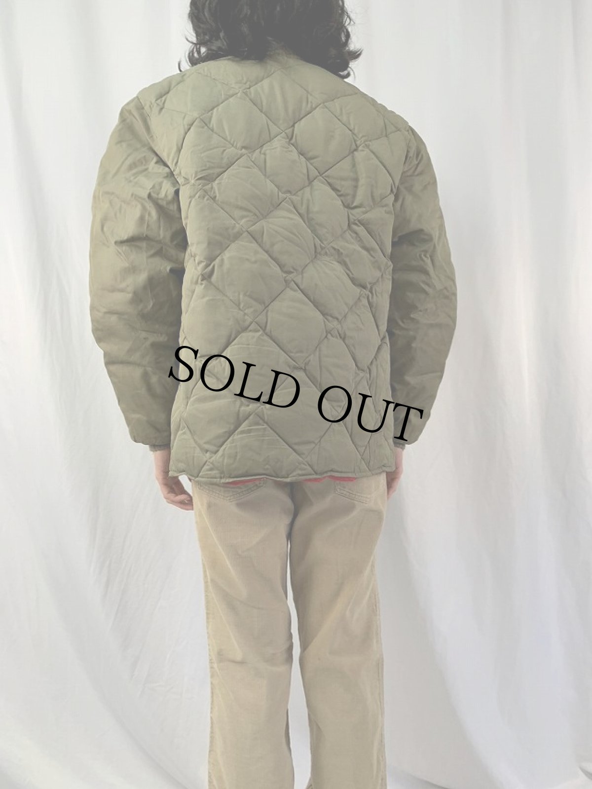 画像4: 50's GRENFELL×Eddie Bauer "BAUER DOWN" キルティングダウンジャケット (4)