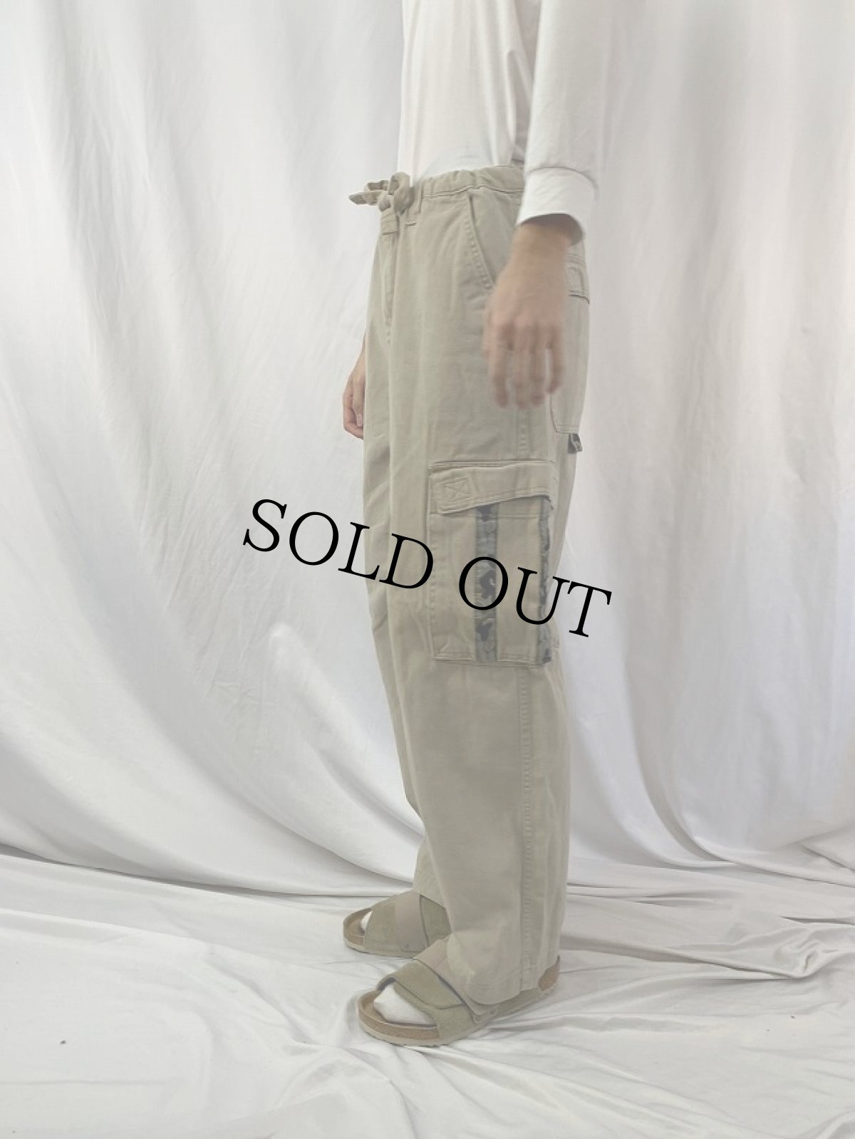 画像3: 切り替えデザイン カーゴパンツ S (3)