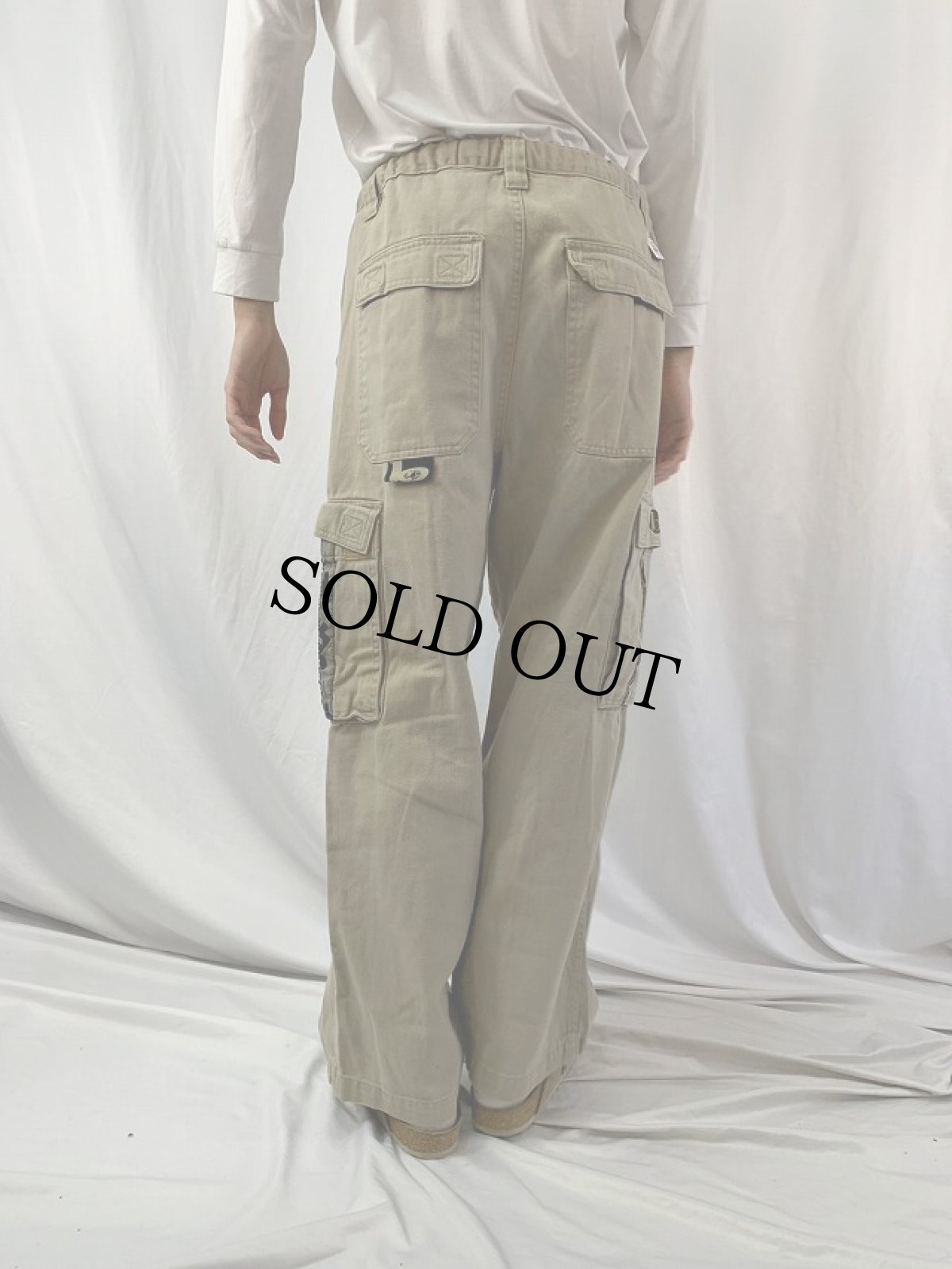 画像4: 切り替えデザイン カーゴパンツ S (4)
