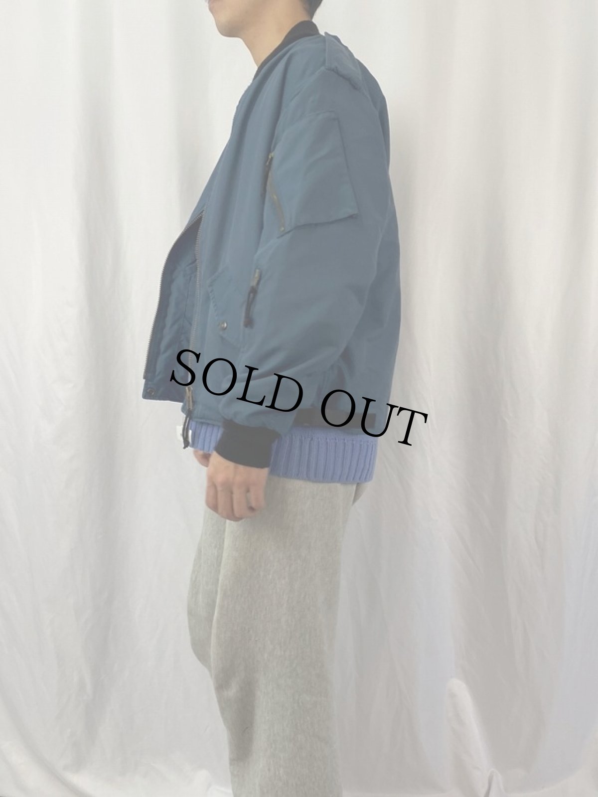 画像3: 90's ROYAL CANADIAN AIR FORCE フライトジャケット (3)