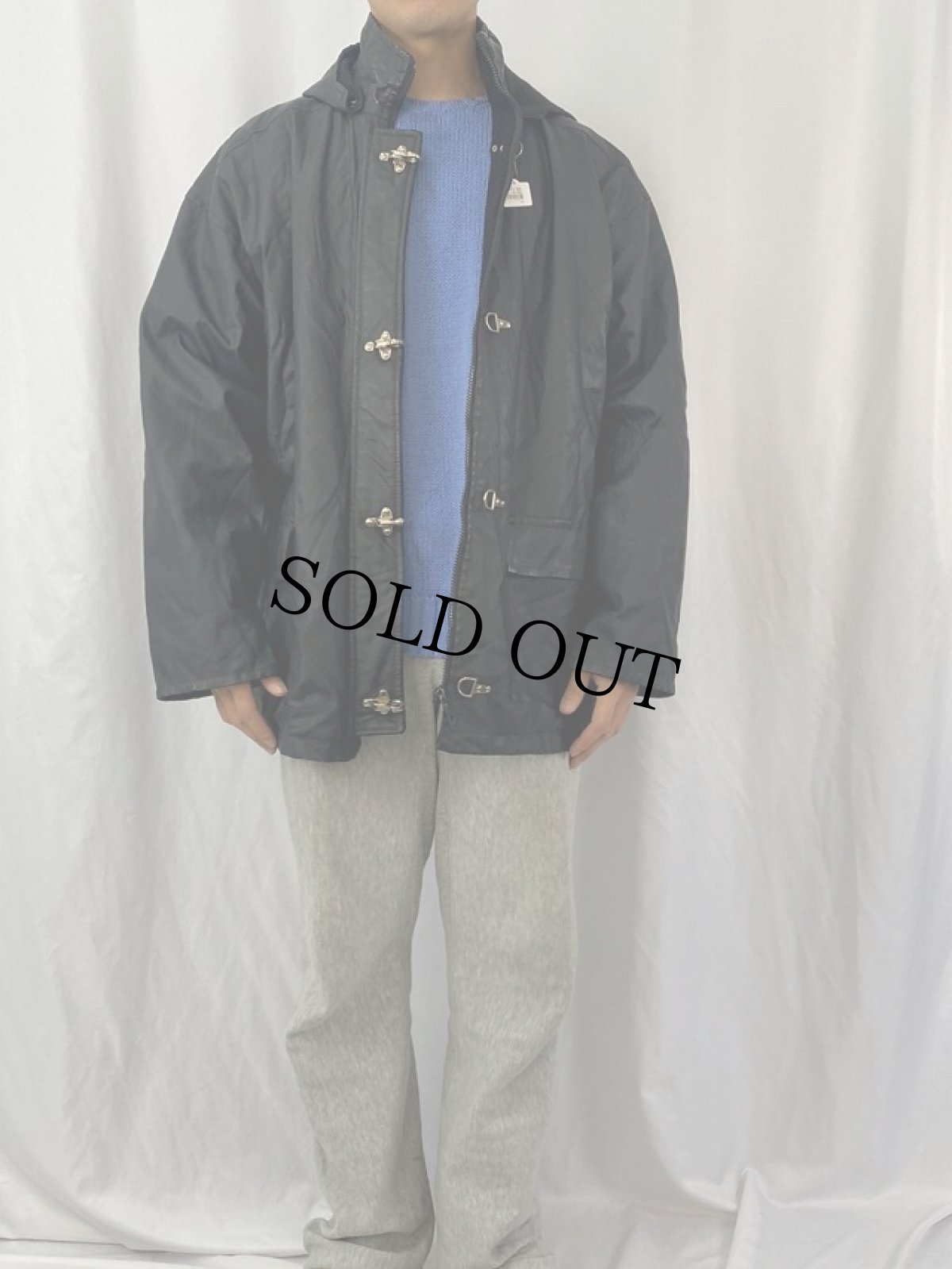 画像2: PVC フード付きファイヤーマンジャケット (2)