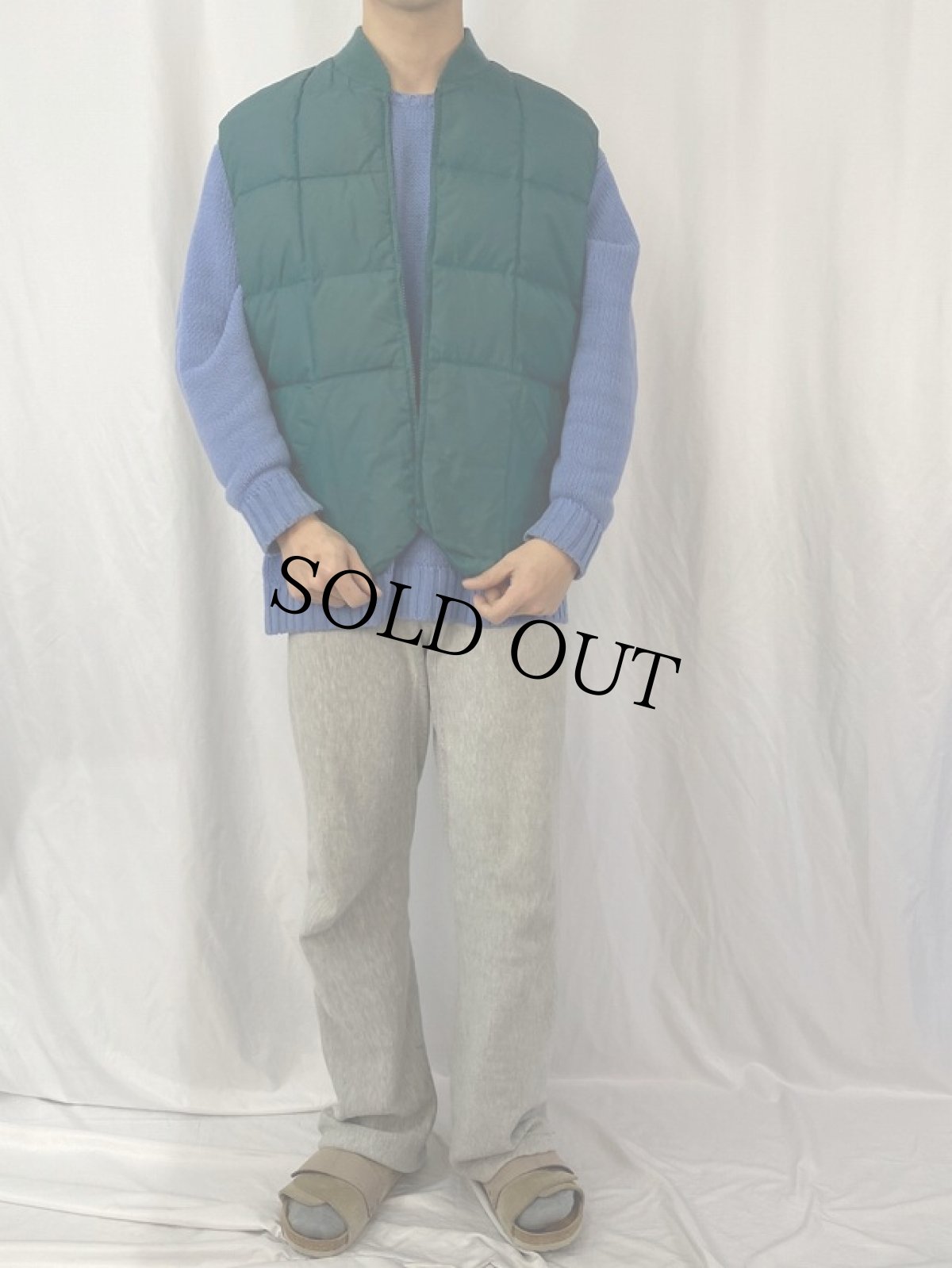 画像2: 〜90's Cabela's ダウンベスト L (2)