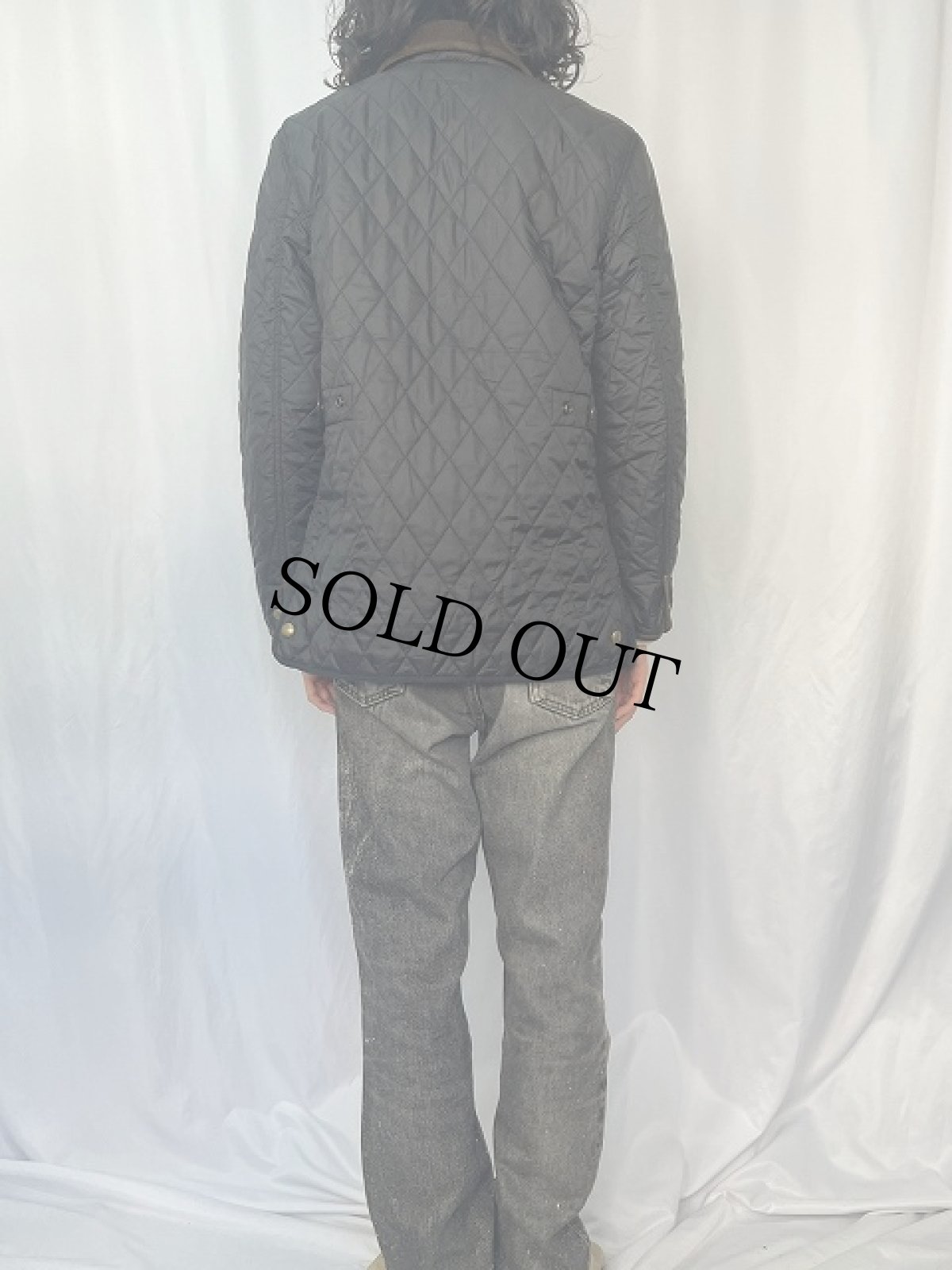 画像4: POLO Ralph Lauren スエード切り替え キルティングジャケット (4)