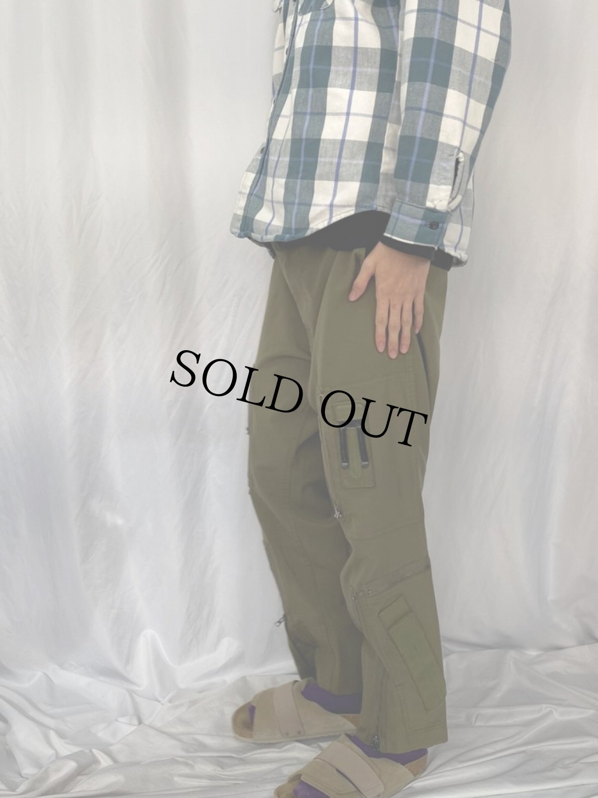 画像3: 90's ROYAL CANADIAN AIR FORCE ヘリクルーパンツ W36 (3)