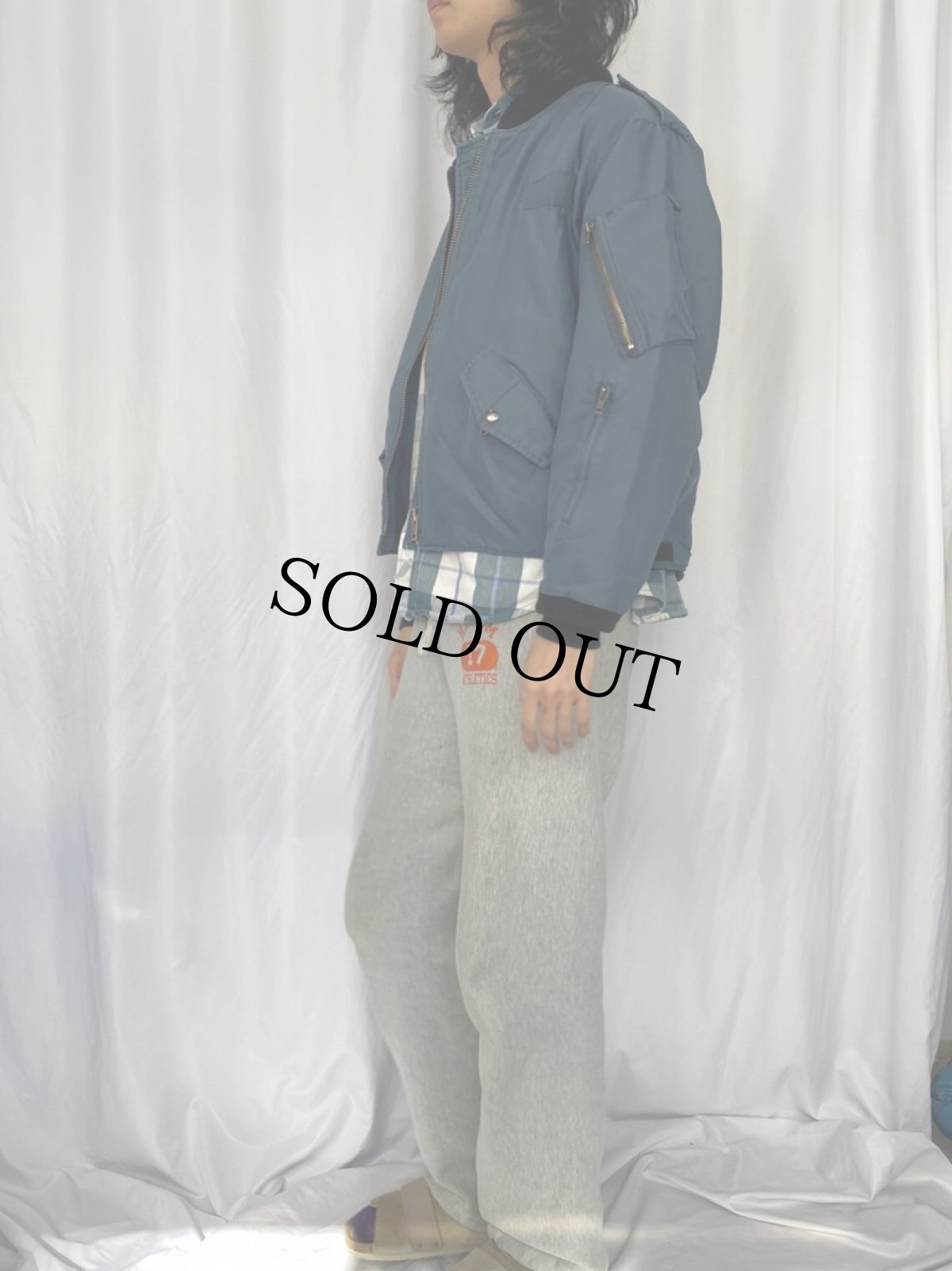 画像3: 90's ROYAL CANADIAN AIR FORCE フライトジャケット (3)