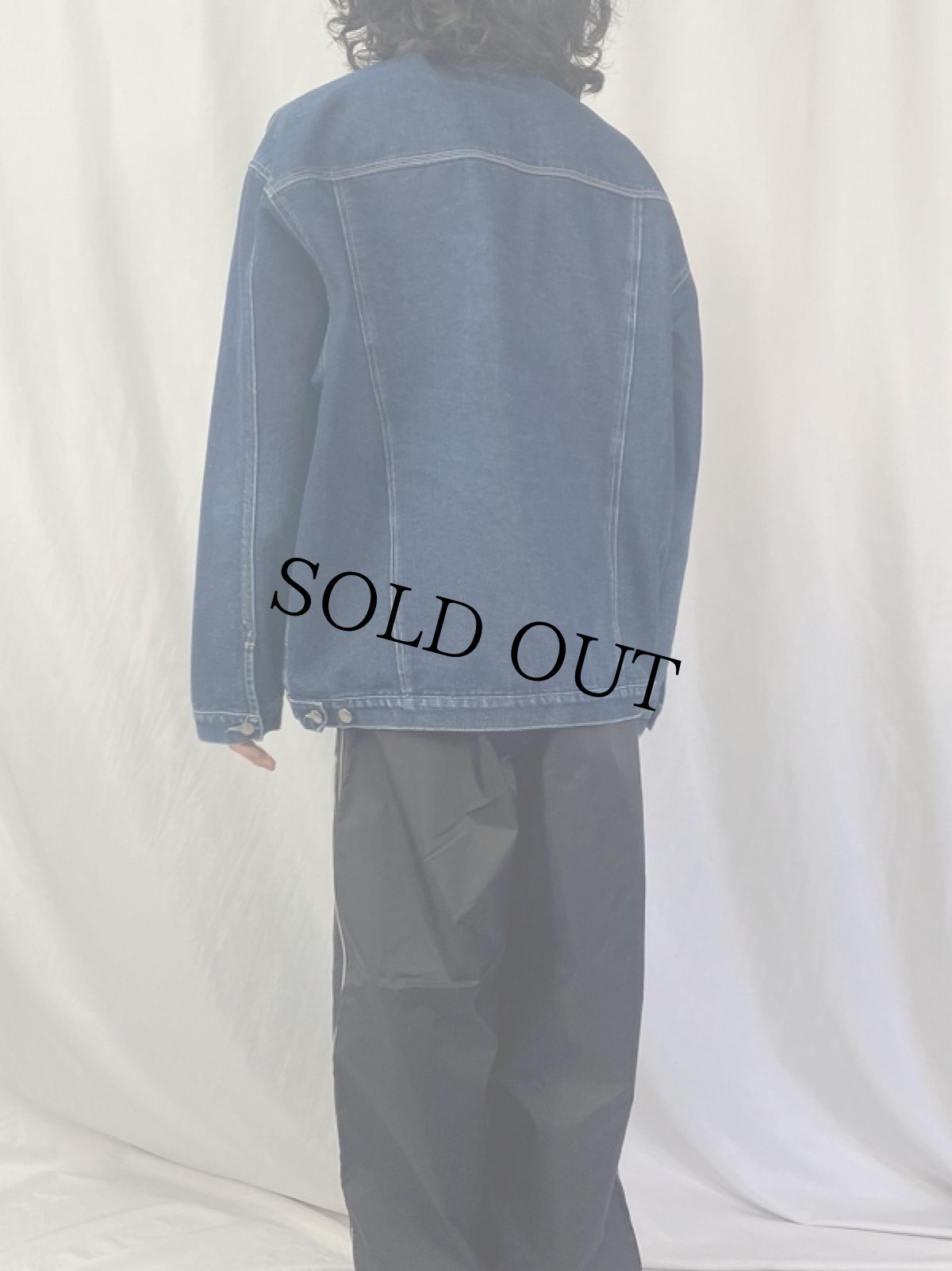 画像4: Mecca Jeans 刺繍入り デニムジャケット XL (4)