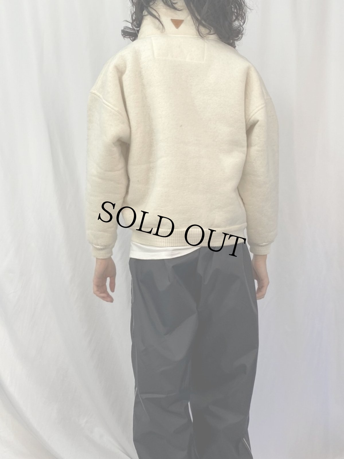 画像4: UNIONBAY ロゴ刺繍 ポリエステル×コットンプルオーバー S (4)