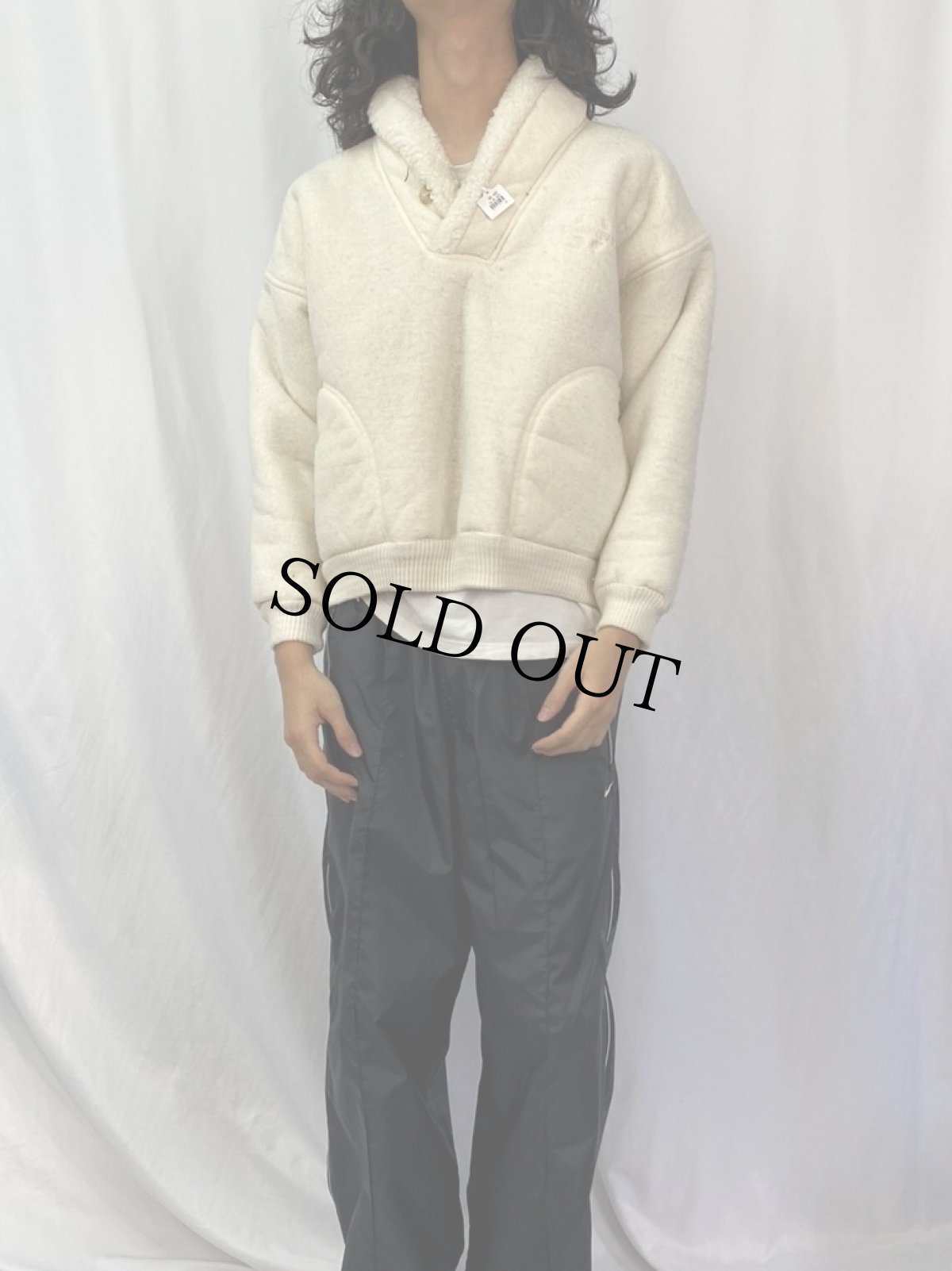 画像2: UNIONBAY ロゴ刺繍 ポリエステル×コットンプルオーバー S (2)