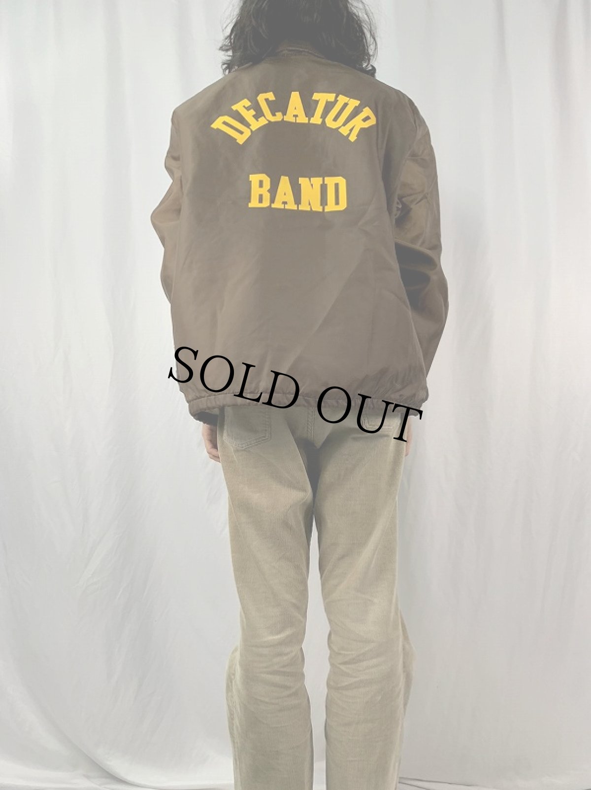 画像4: 60's NEFF USA製 チェーン刺繍 ナイロンコーチジャケット XL (4)