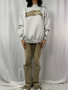 画像2: Champion USA製 "ROOSEVELT" 前V プリントスウェット XXL (2)