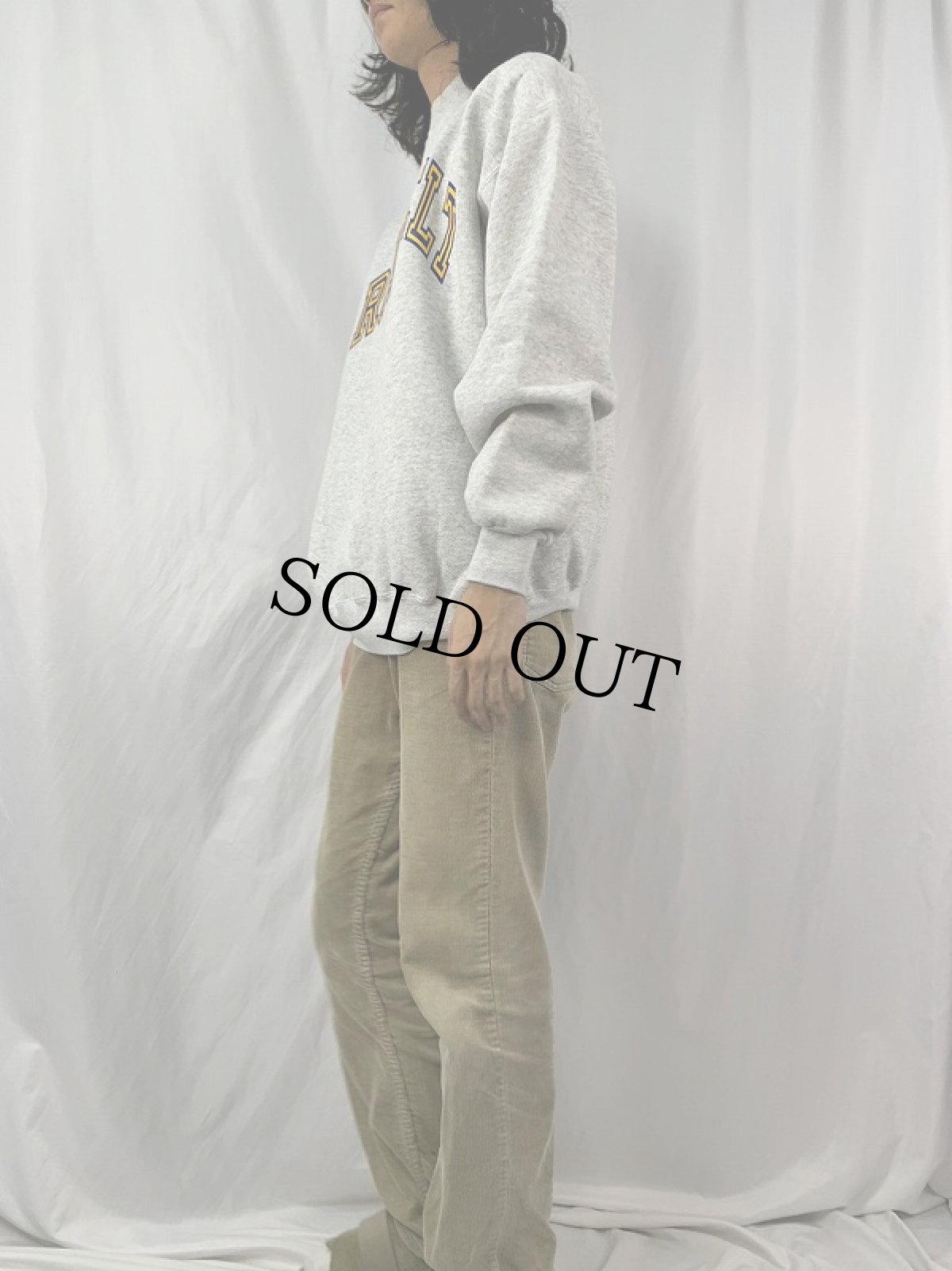 画像3: Champion USA製 "ROOSEVELT" 前V プリントスウェット XXL (3)