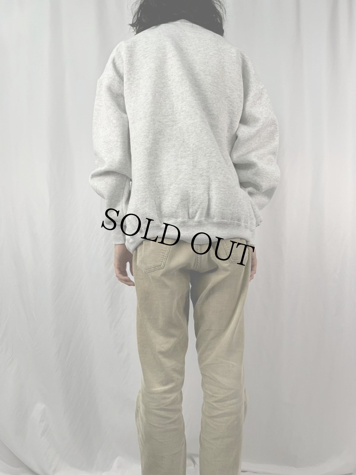 画像4: Champion USA製 "ROOSEVELT" 前V プリントスウェット XXL (4)