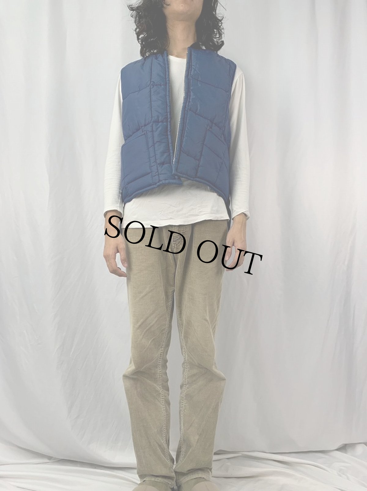 画像2: 70〜80's ZEROWEAR 中綿入り ナイロンベスト (2)