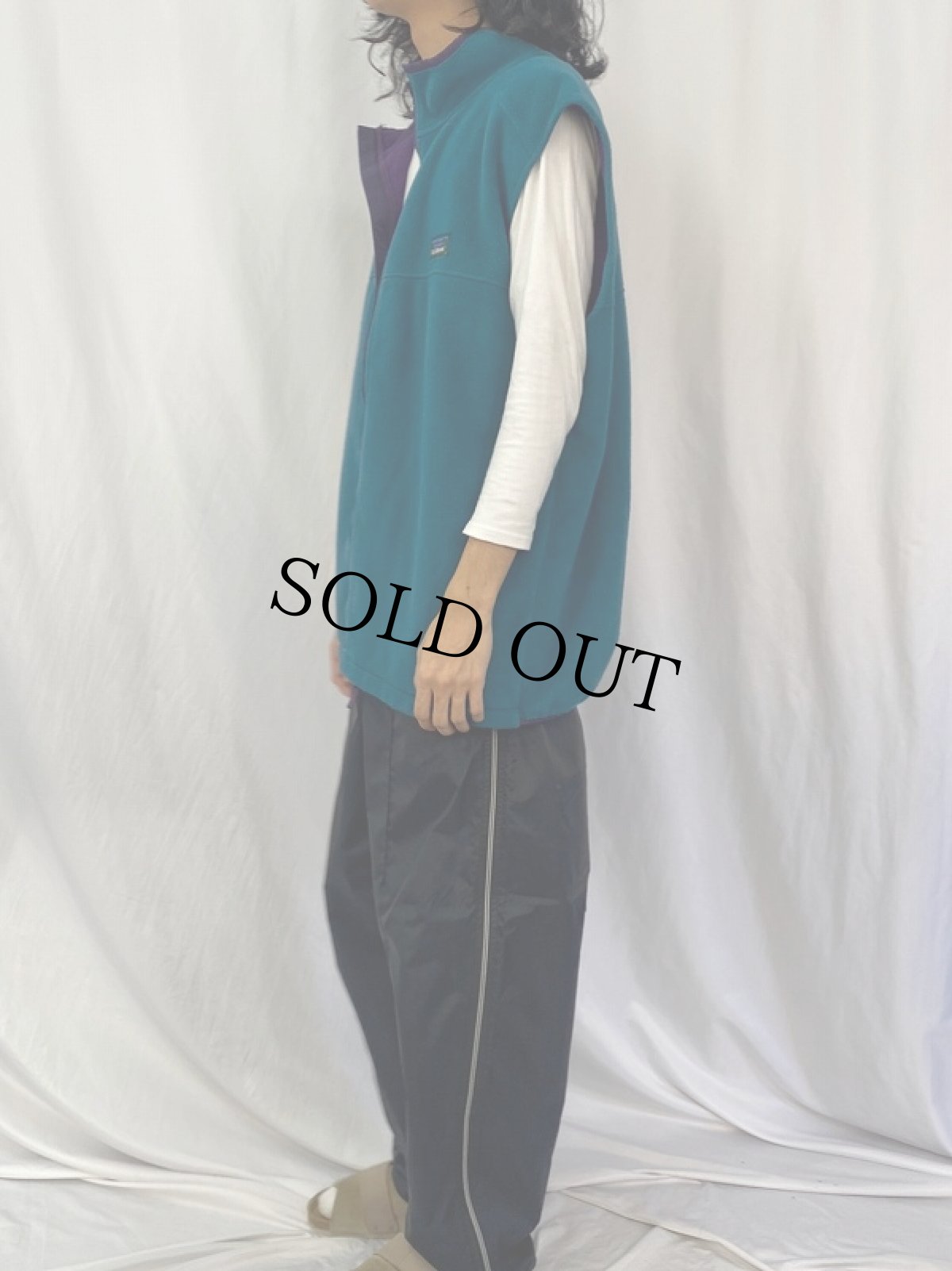 画像3: 80〜90's L.L.Bean フリースベスト (3)